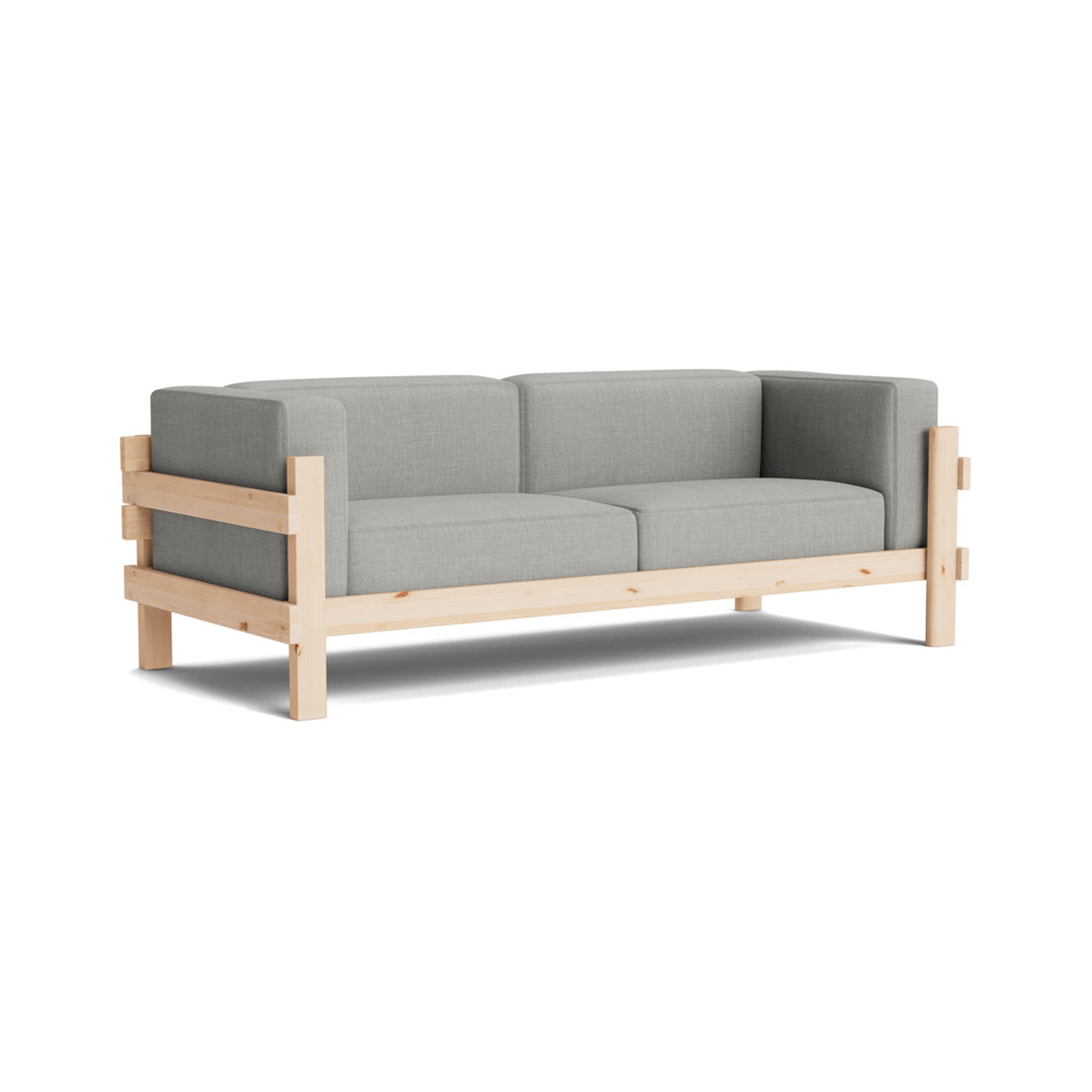 Kube Sofa 3-Seater Pine Remix