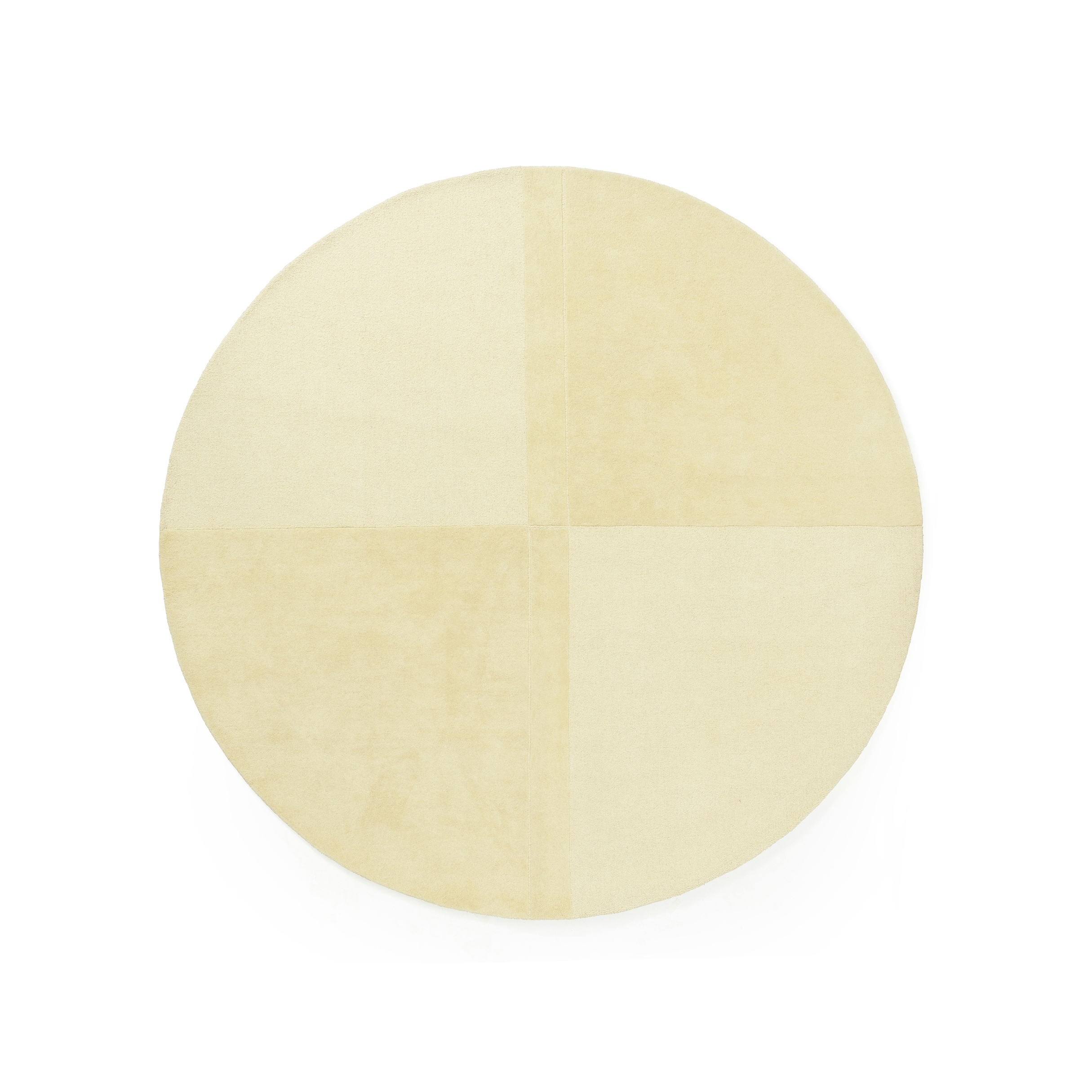 Level Rug Ø280 cm - Light Yellow
