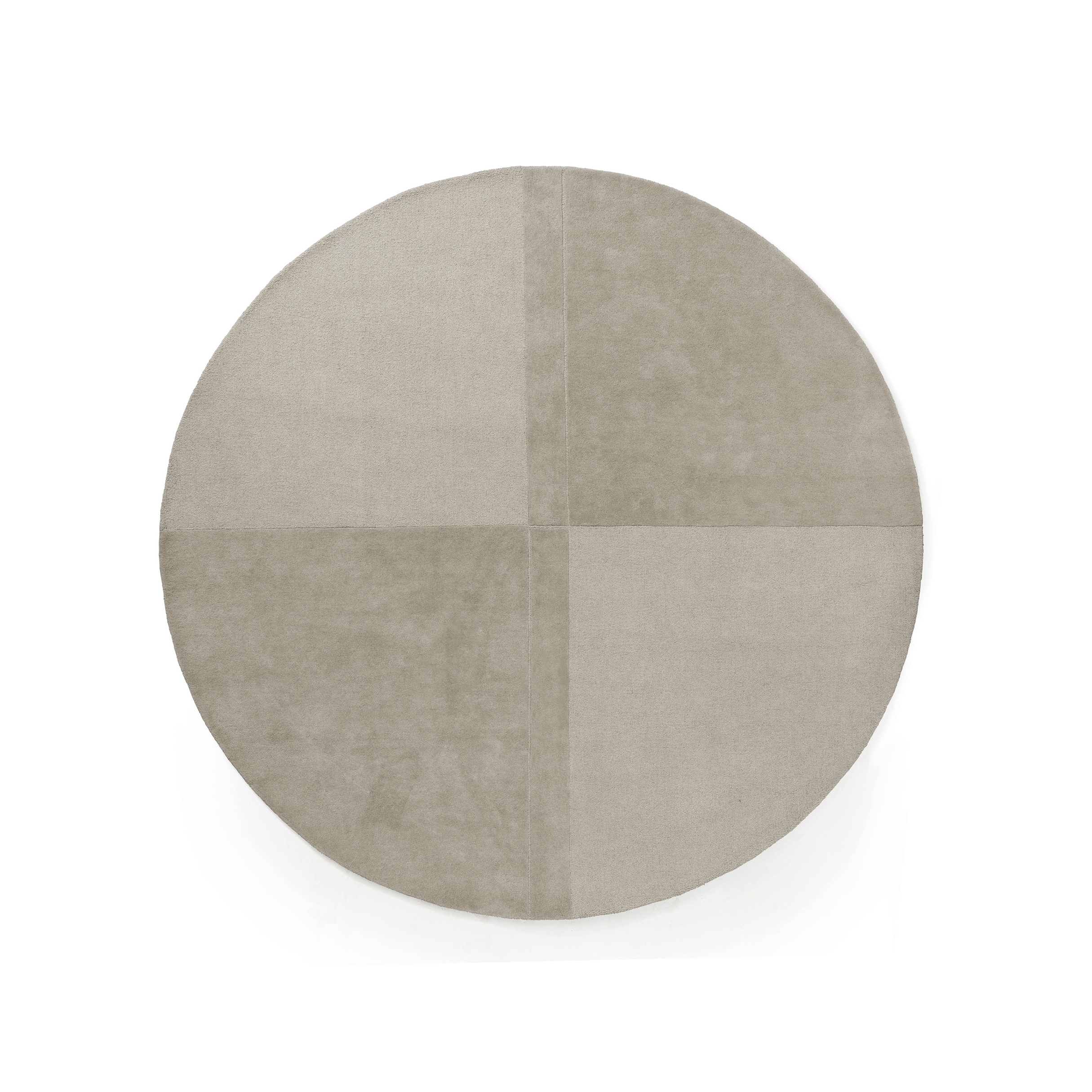 Display product Level Rug Ø280 cm - Warm Grey from manufacturer Normann Copenhagen