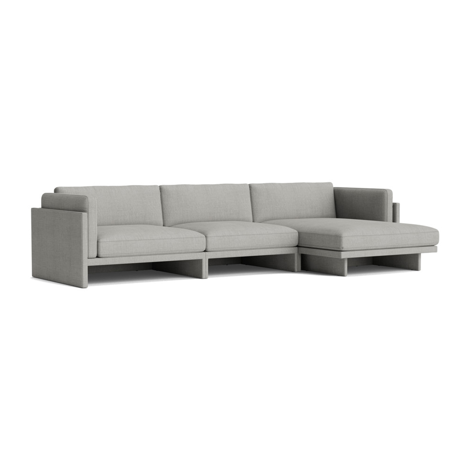 Vertoon produk Softy Modular Sofa 4-Seater Chaise Lounge Right Remix van vervaardiger Normann Copenhagen