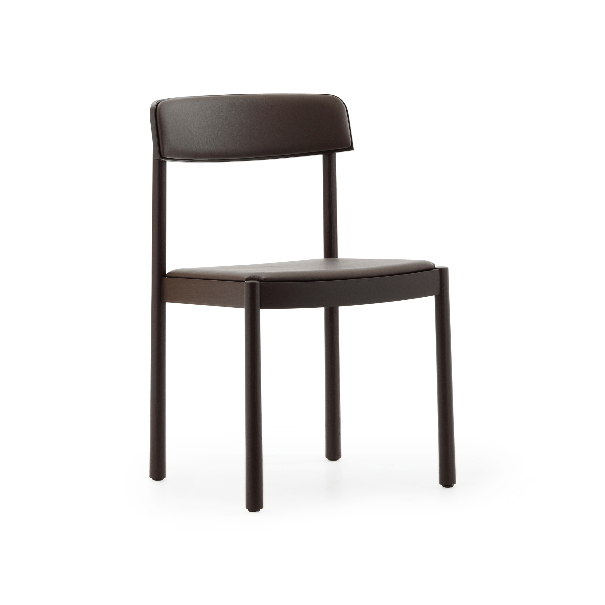 Display product Timb Chair Upholstery - Brown / Ultra Leather -Chocolate from manufacturer Normann Copenhagen