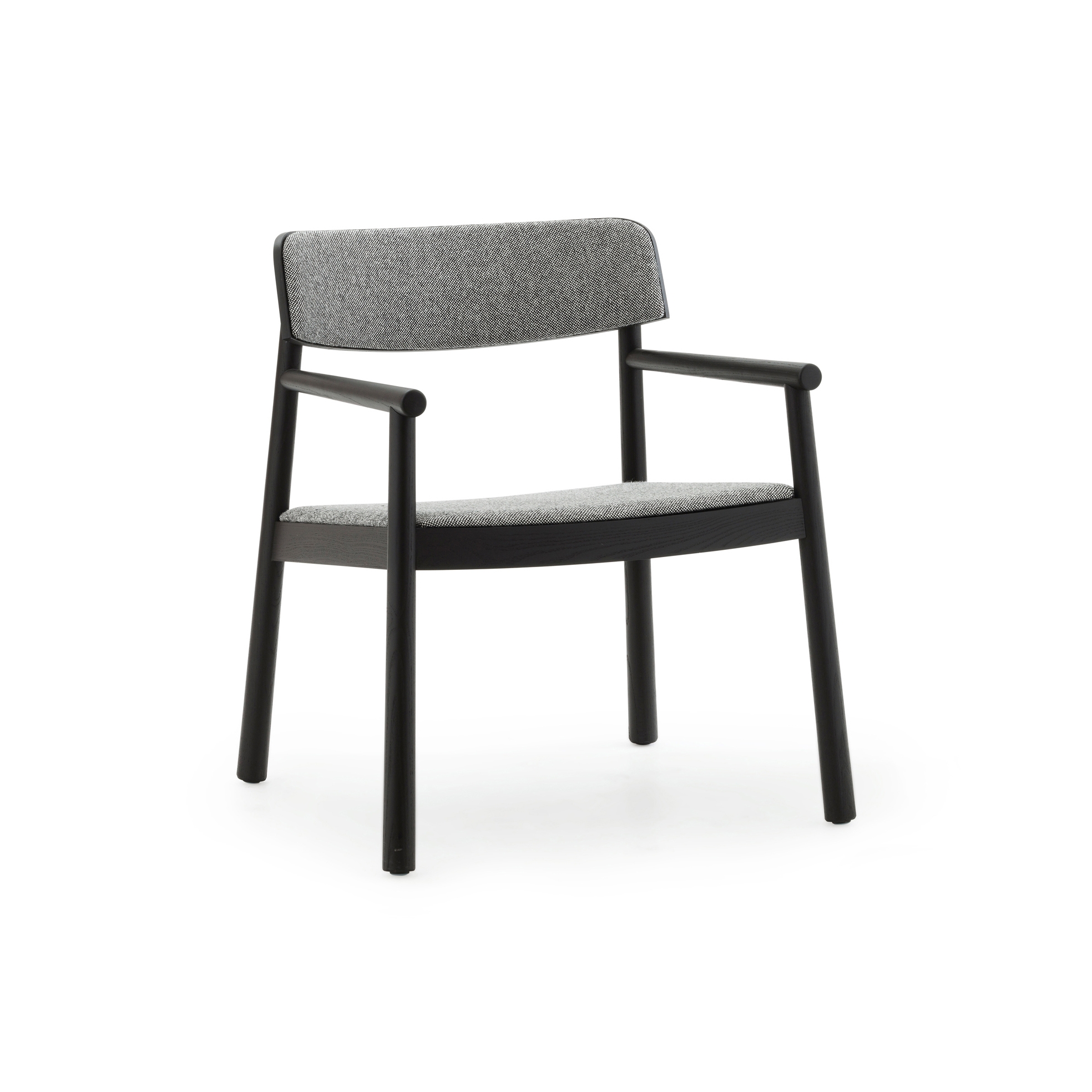 Timb Lounge Armchair Upholstery - Black / Hallingdal 166