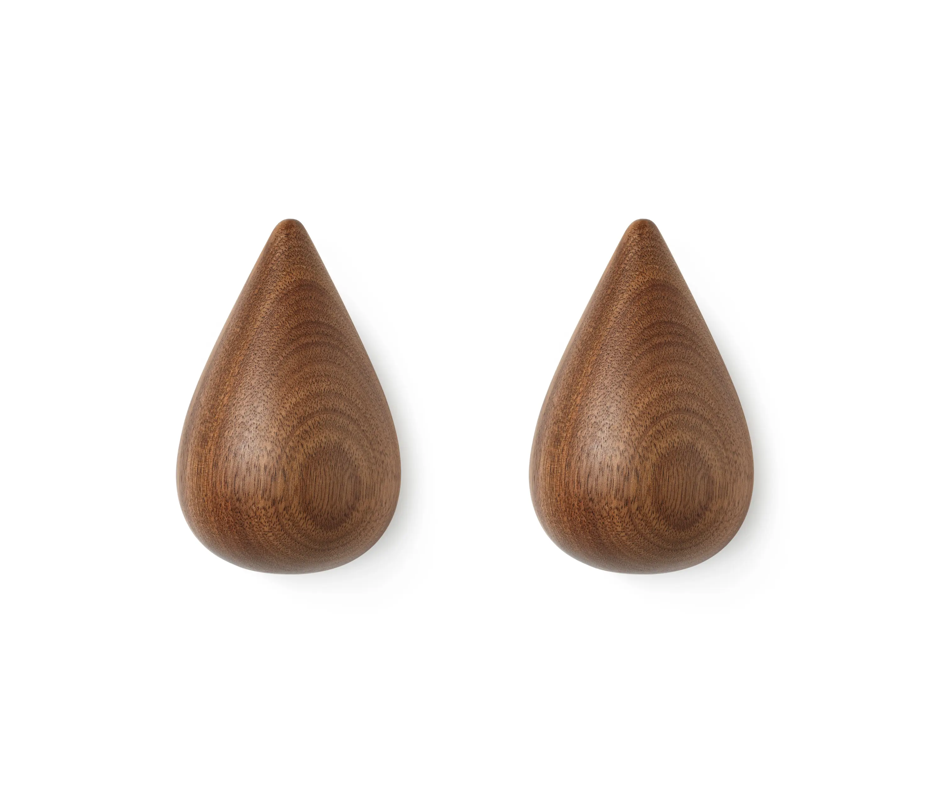 Normann Copenhagen - Dropit Hooks Large Walnut