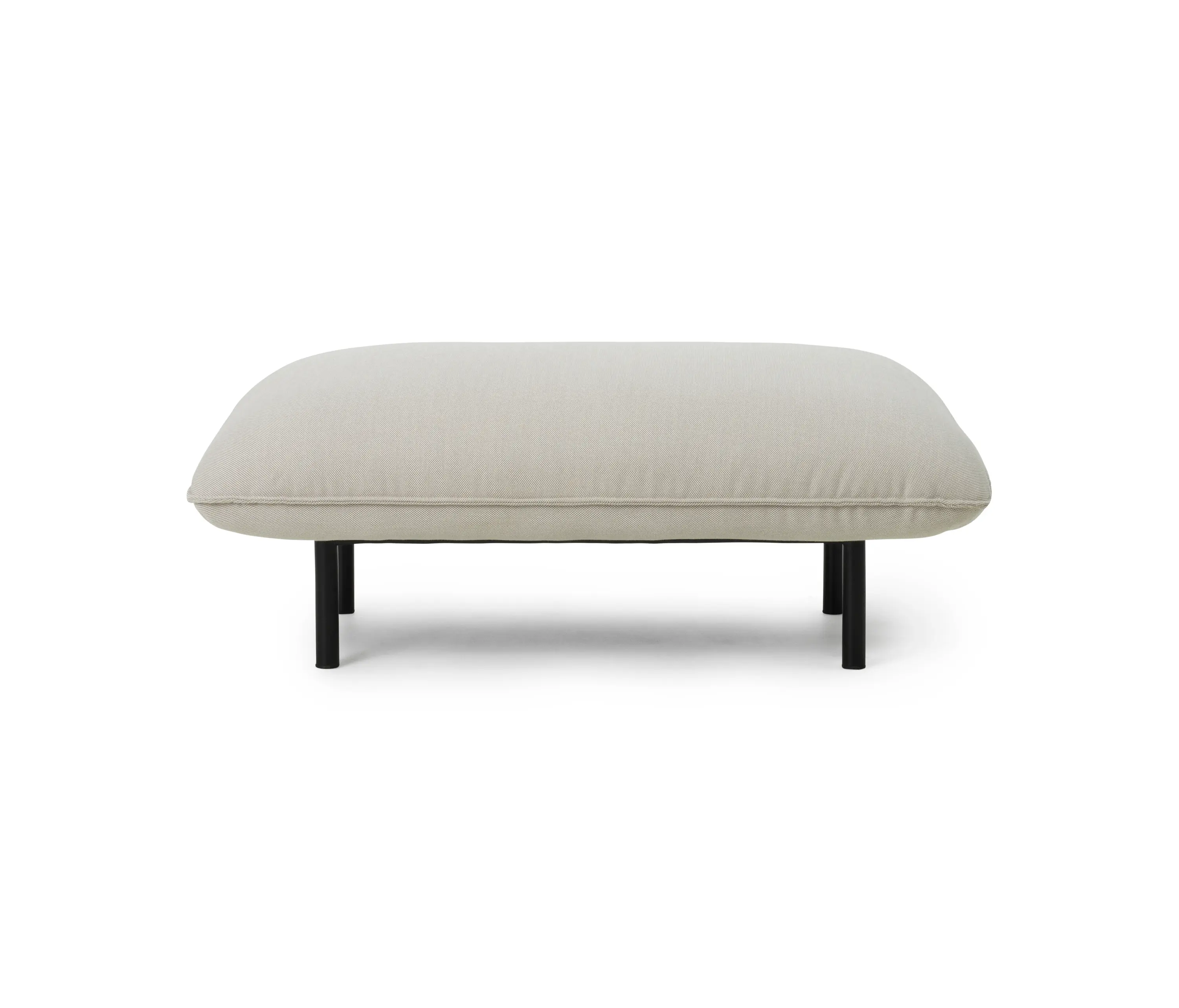 Normann Copenhagen - Ark Modular Sofa 700 Pouf Black Steel Steelcut Trio