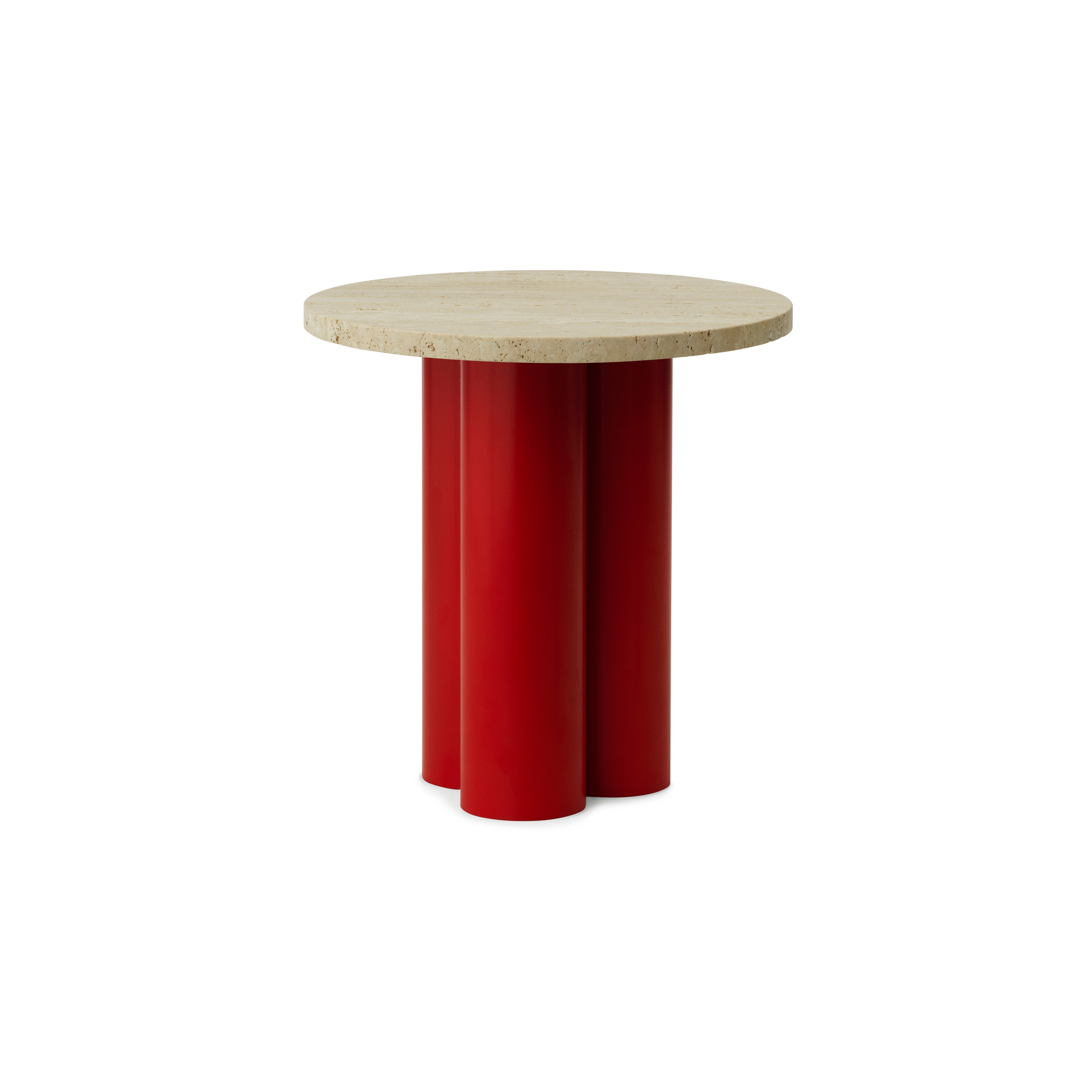 Dit Table Bright Red Travertine Light