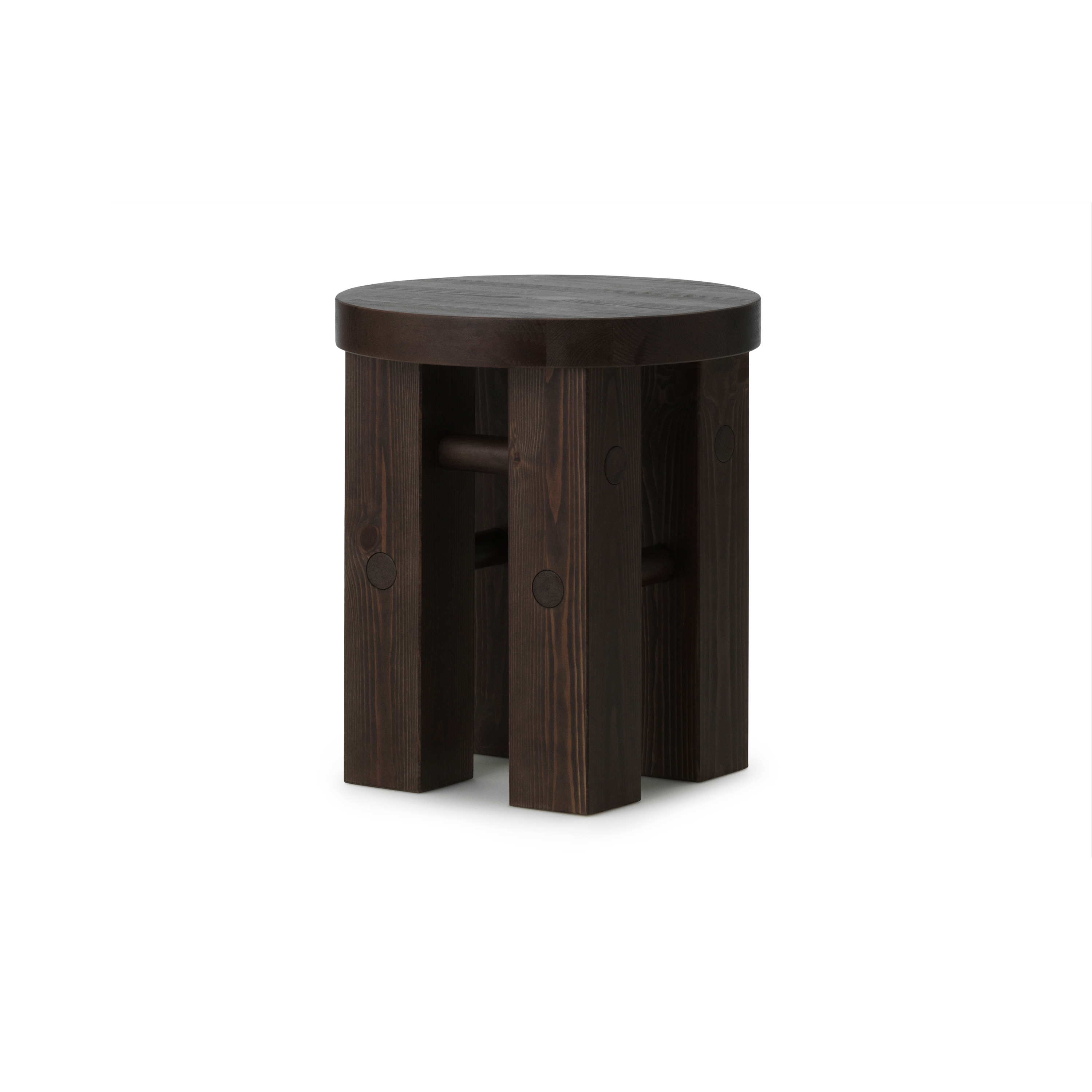 Fyr Stool Dark Brown