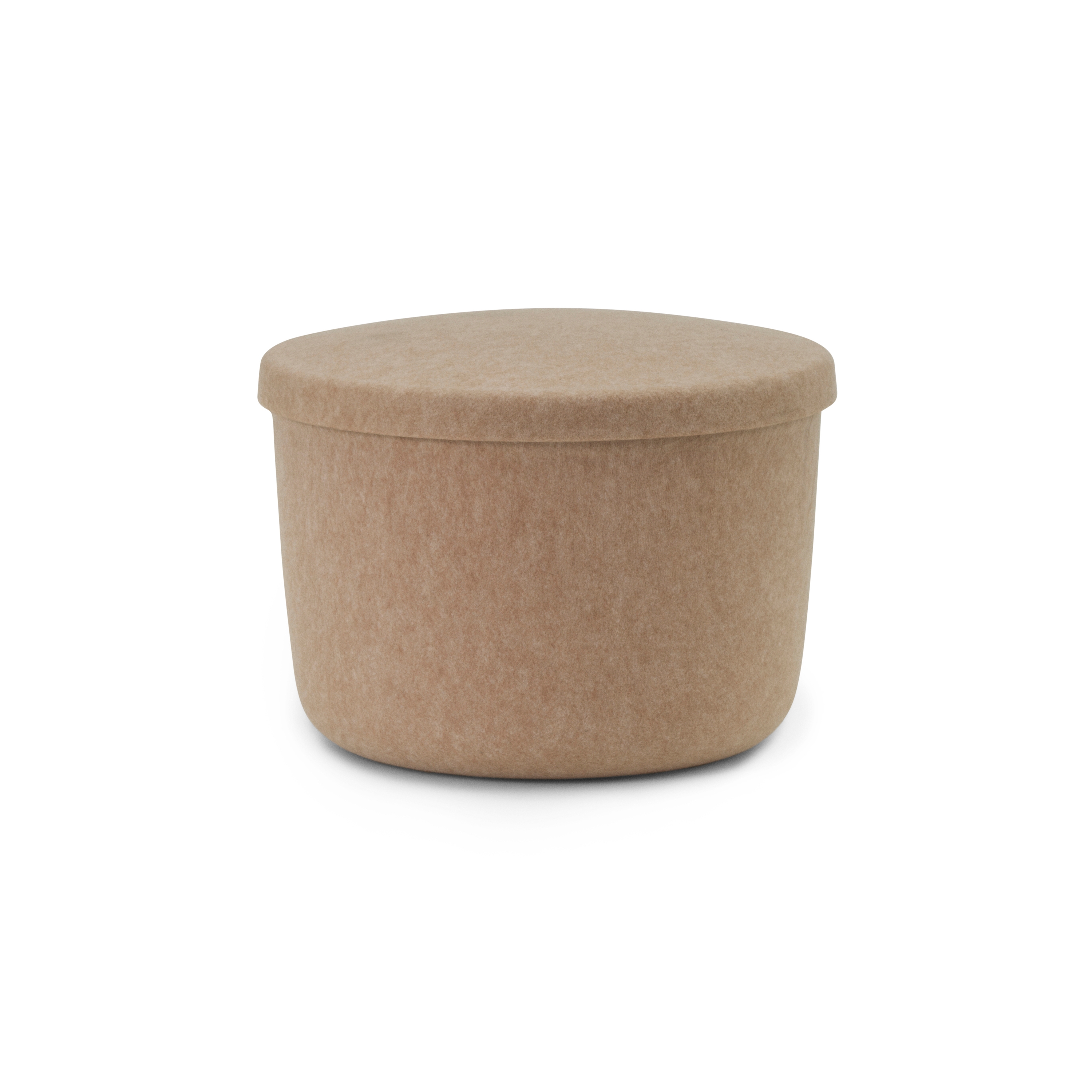 Display product Hide Storage Pouf Small Sand from manufacturer Normann Copenhagen