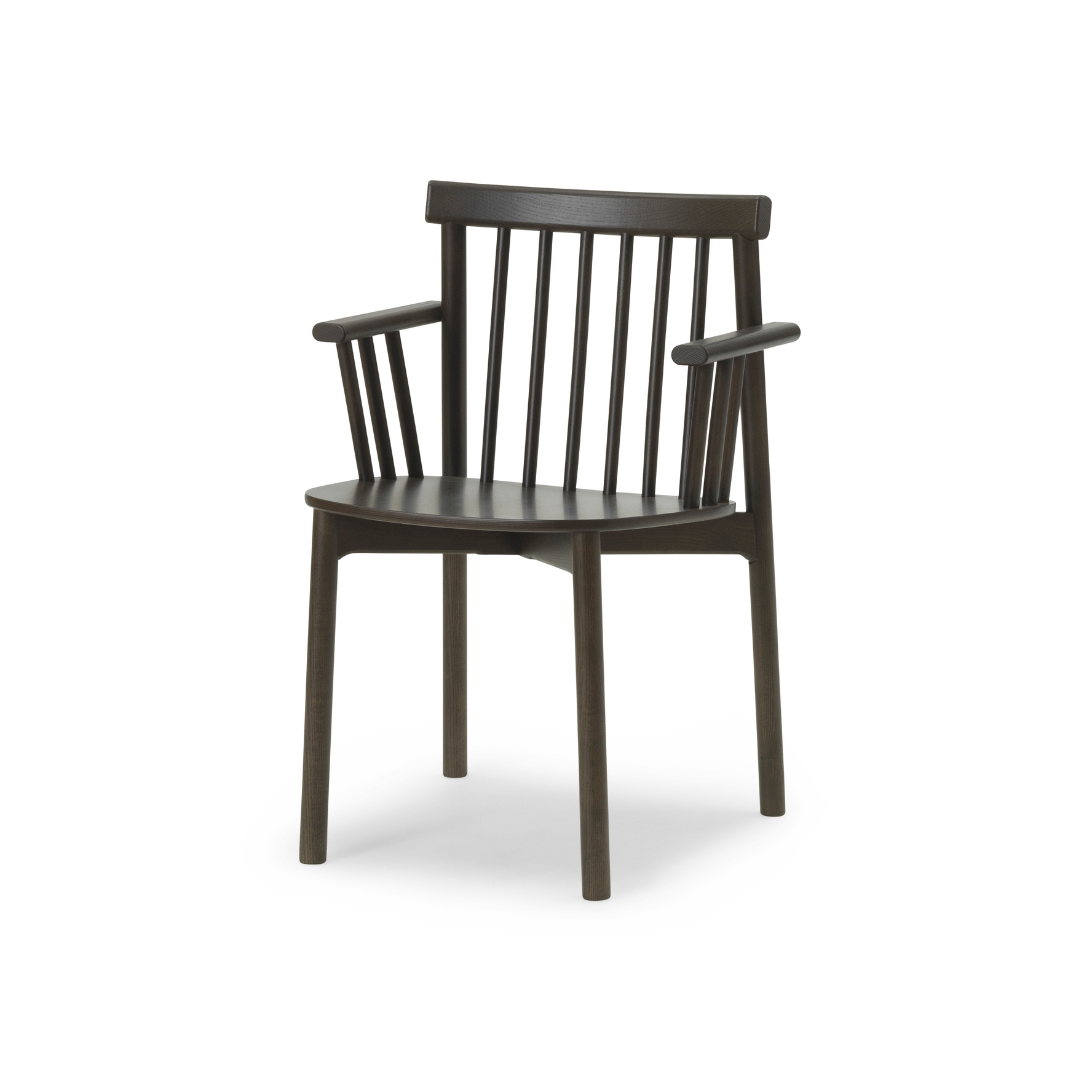 Pind Armchair Brown Stained Ash