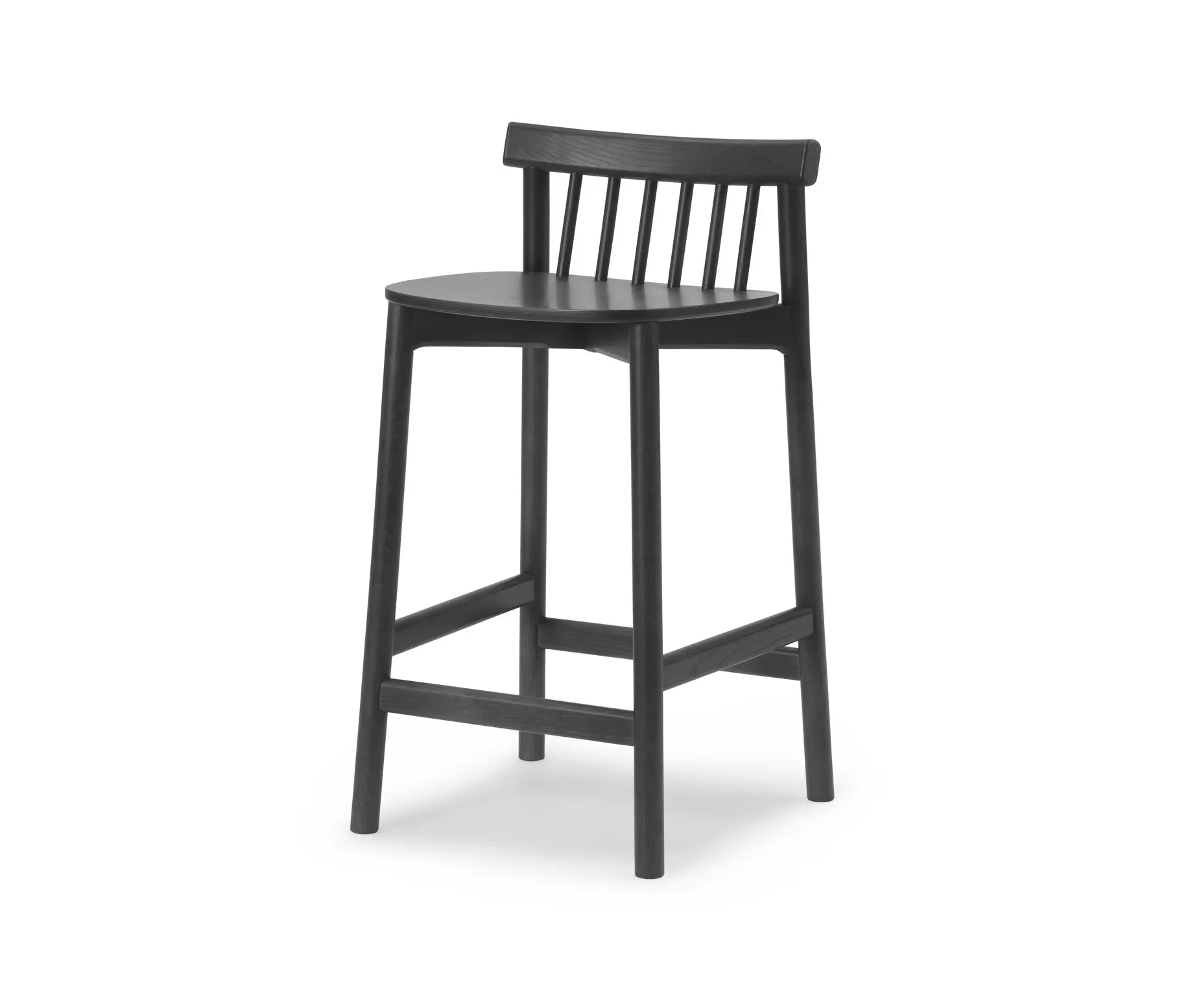 Normann Copenhagen - Pind Barstool 65 cm Black Stained Ash