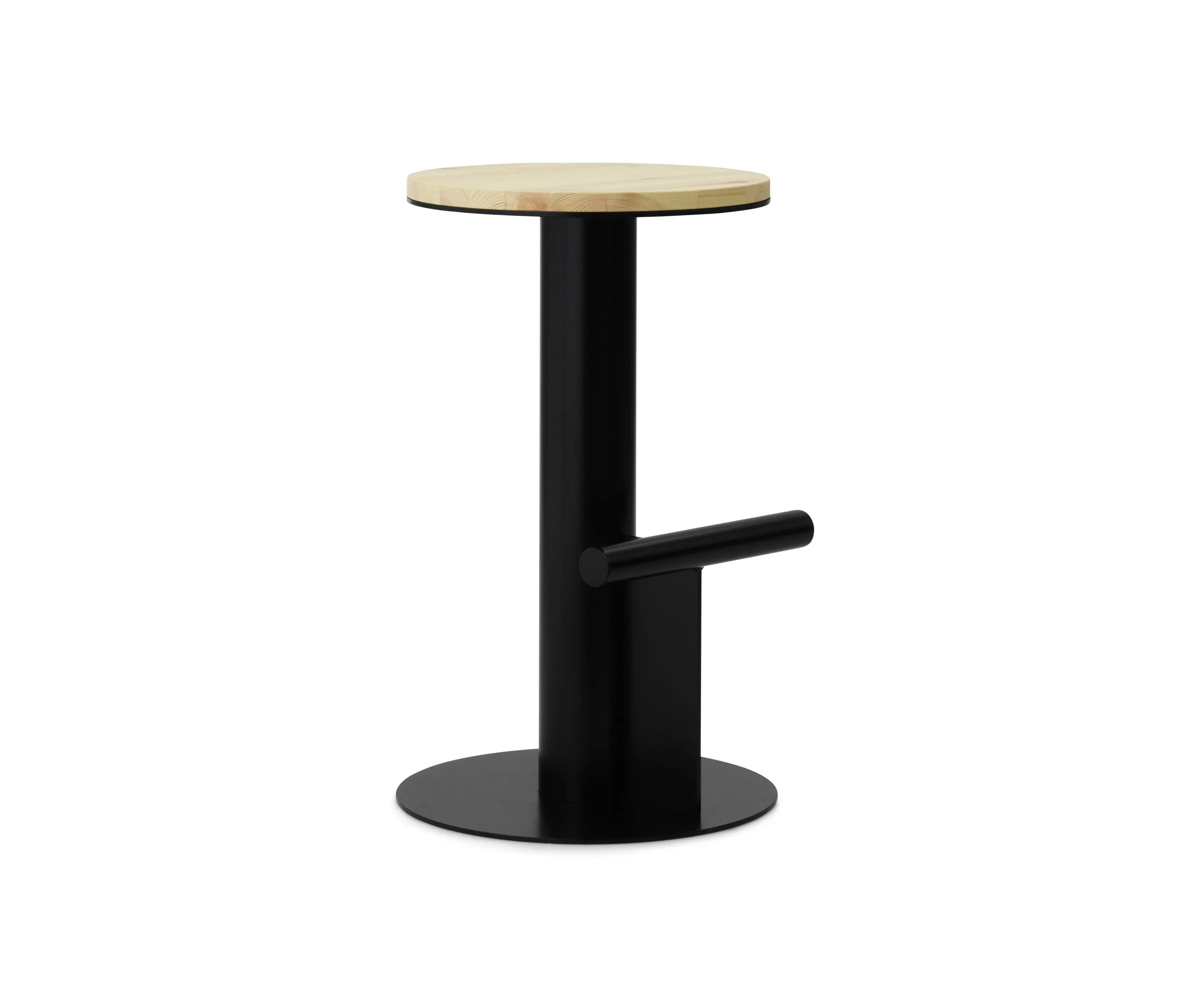 Normann Copenhagen - Pole Barstool 65 cm Pine/Black
