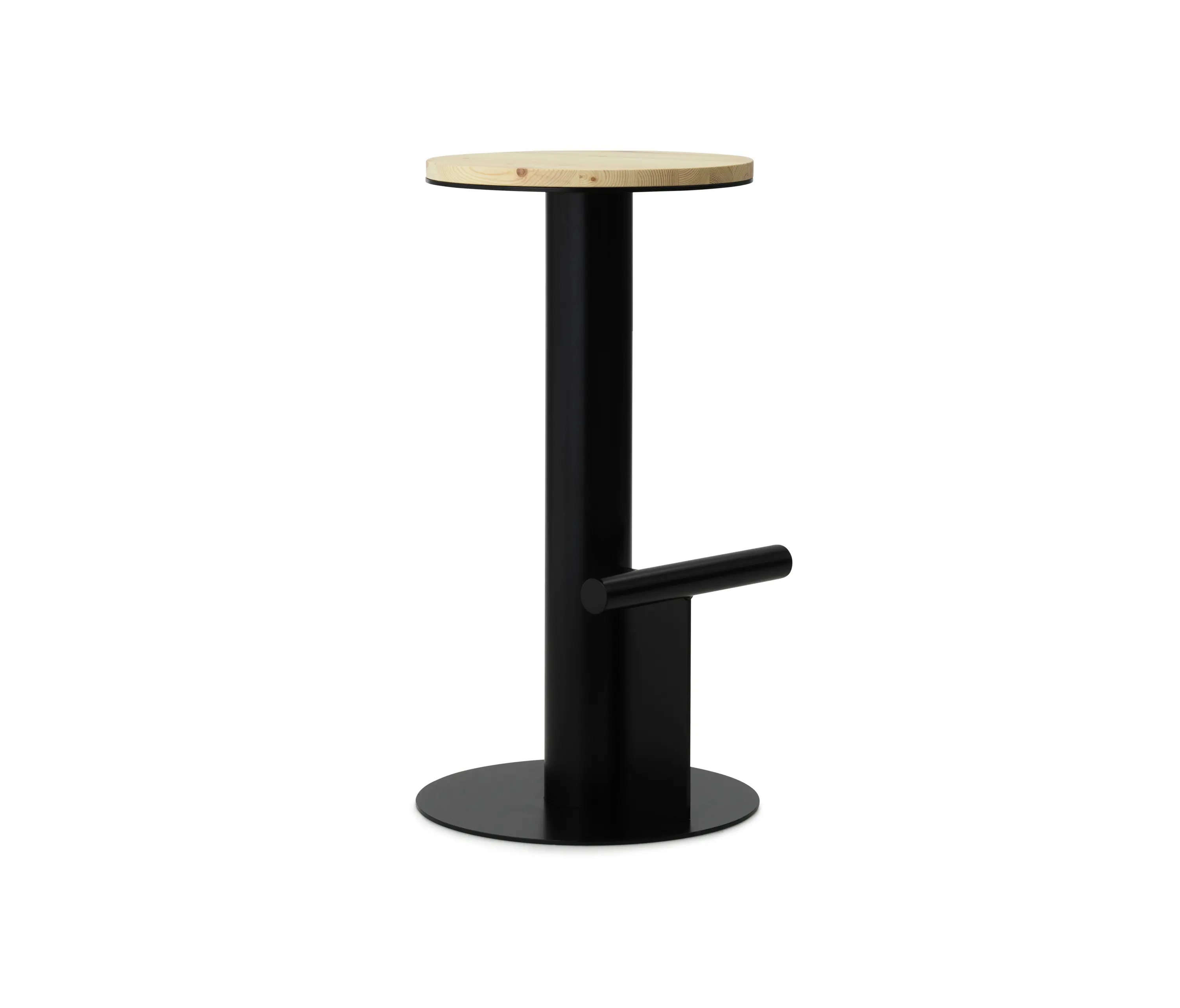 Normann Copenhagen - Pole Barstool 75 cm Pine/Black