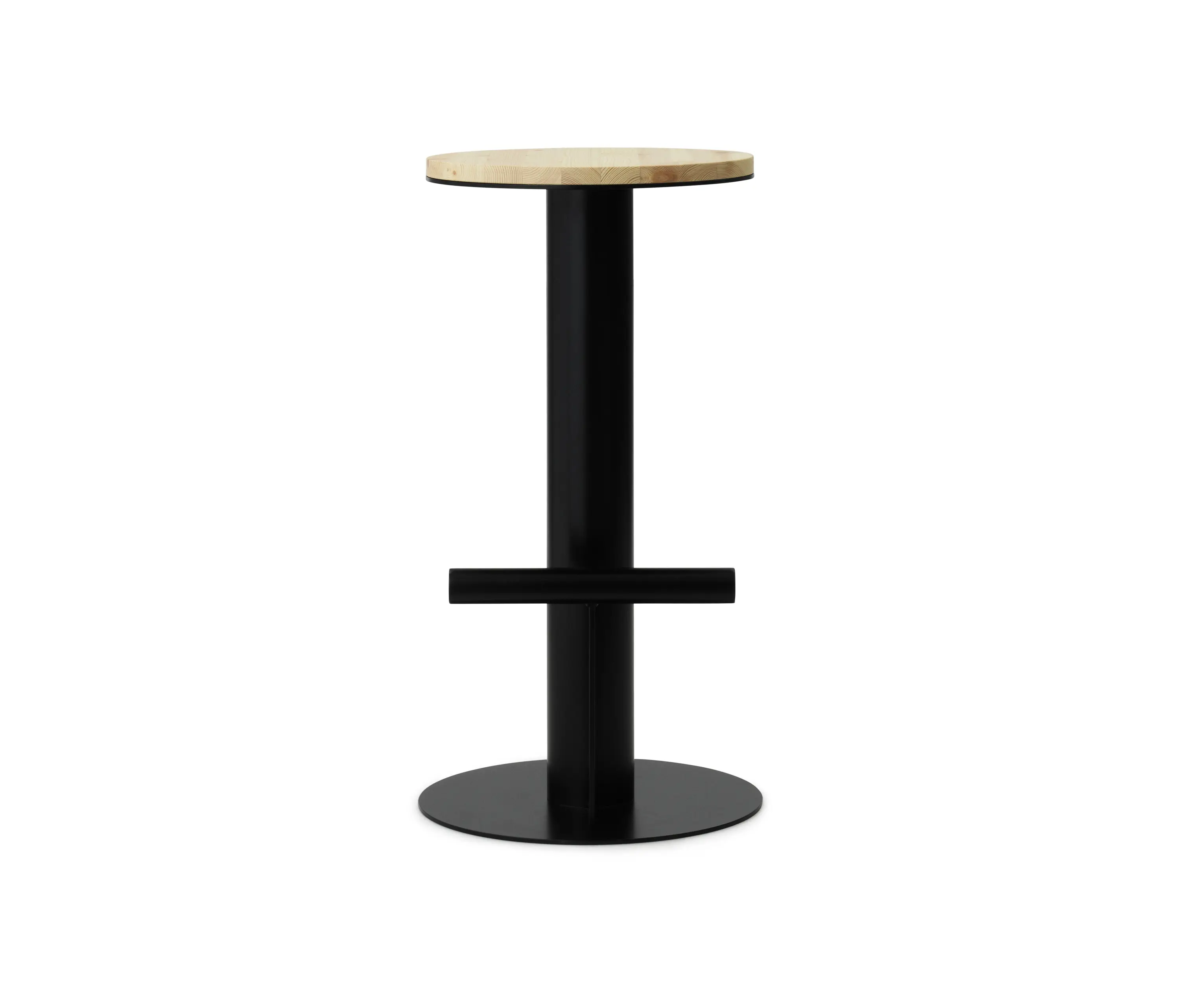 Normann Copenhagen - Pole Barstool 75 cm Pine/Black