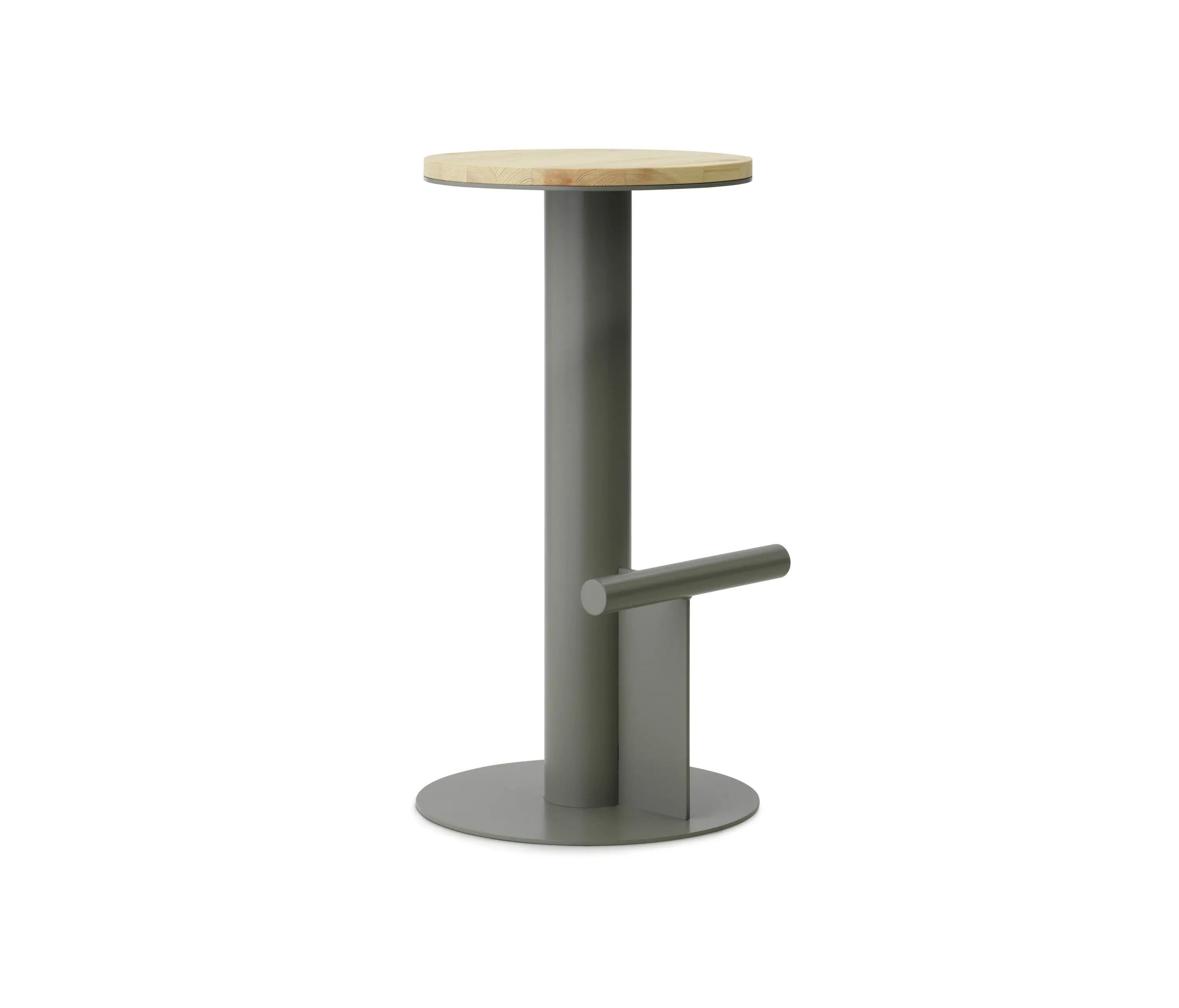 Normann Copenhagen - Pole Barstool 75 cm Pine/Grey
