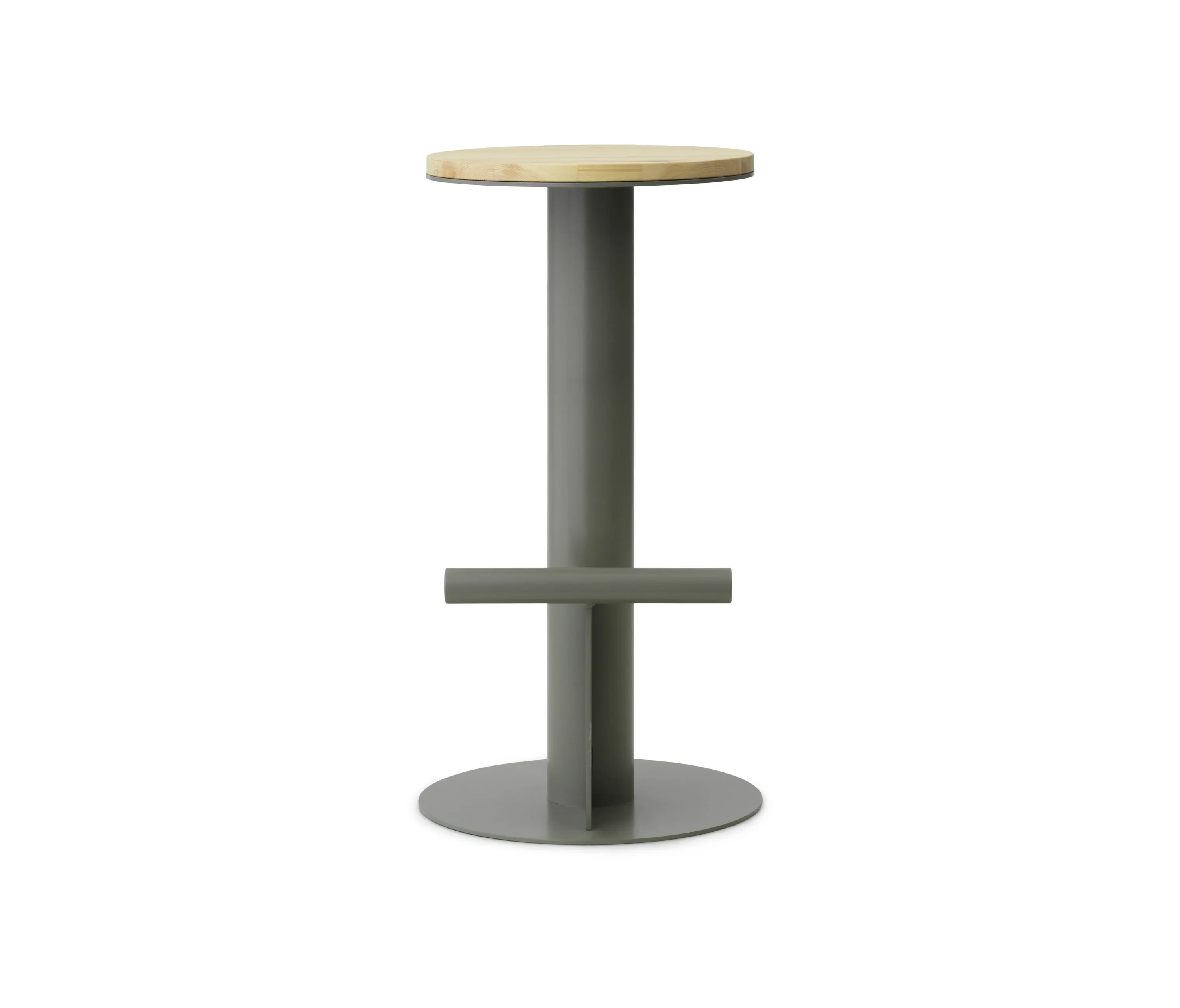 Normann Copenhagen - Pole Barstool 75 cm Pine/Grey
