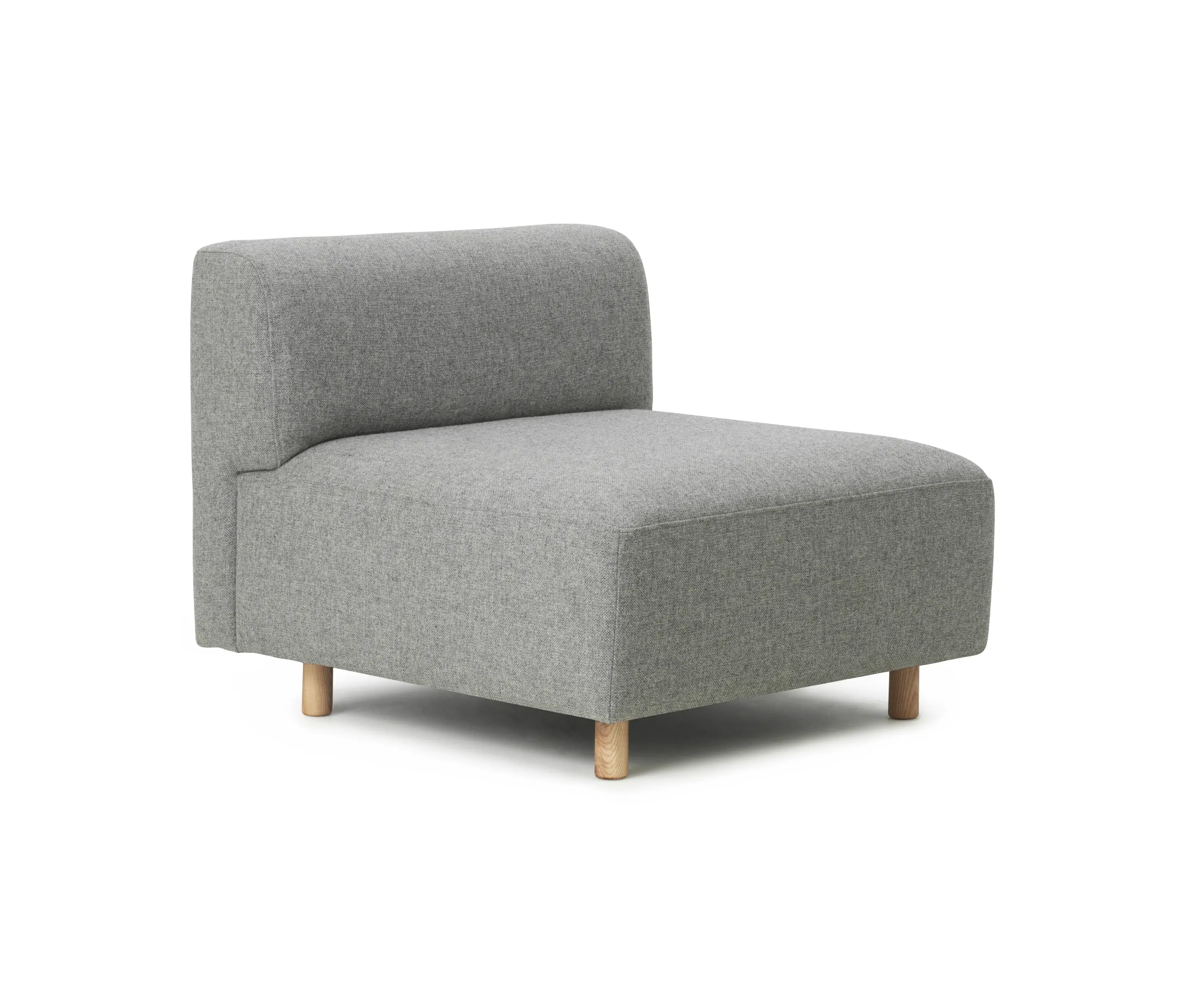 Normann Copenhagen - Redo Modular Sofa 110 Center Oak Legs Hallingdal