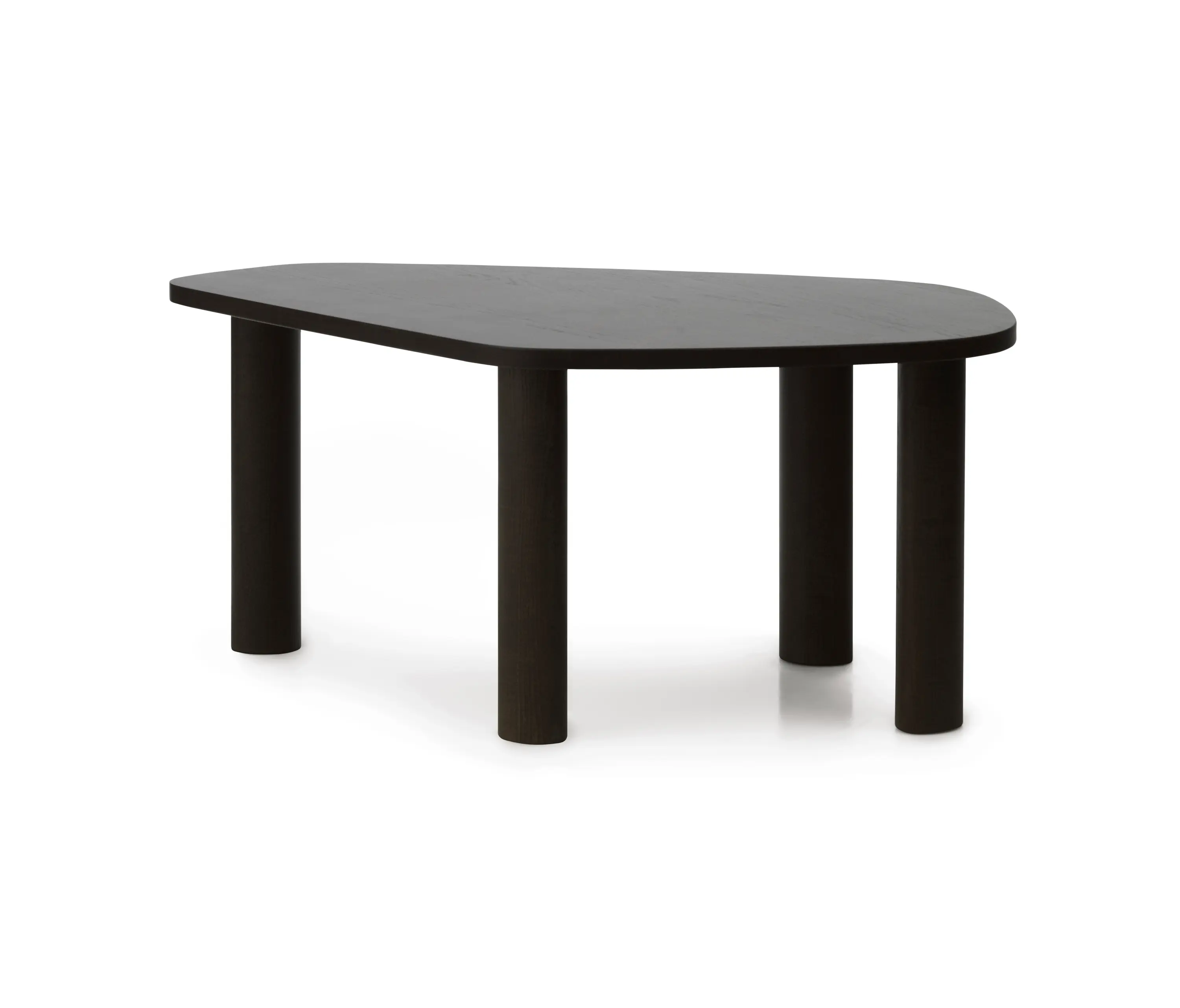 Normann Copenhagen - Sculp Couchtisch Gross Braun Gebeiztes Eschenholz