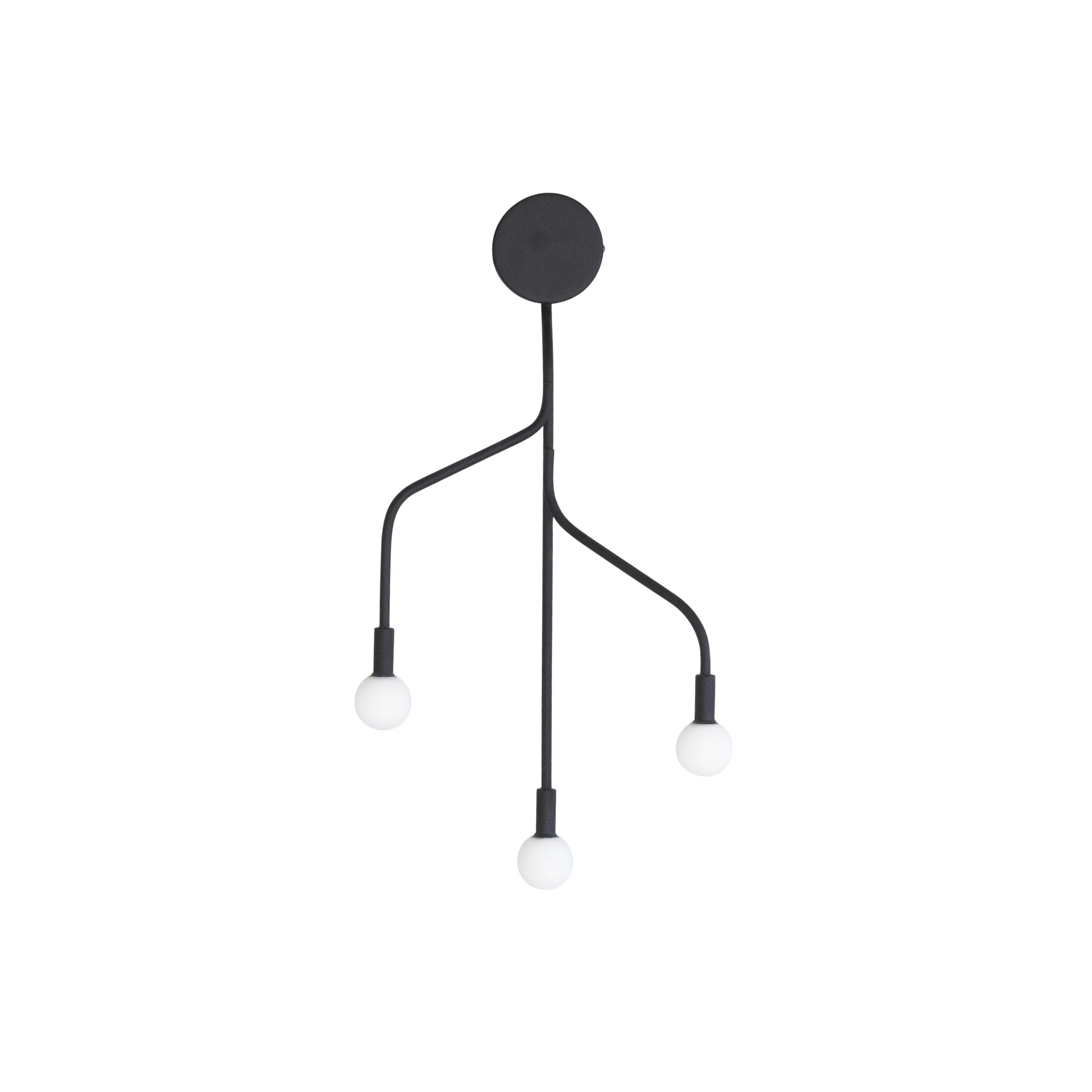 Display product Vekst Wall Lamp Black from manufacturer Normann Copenhagen