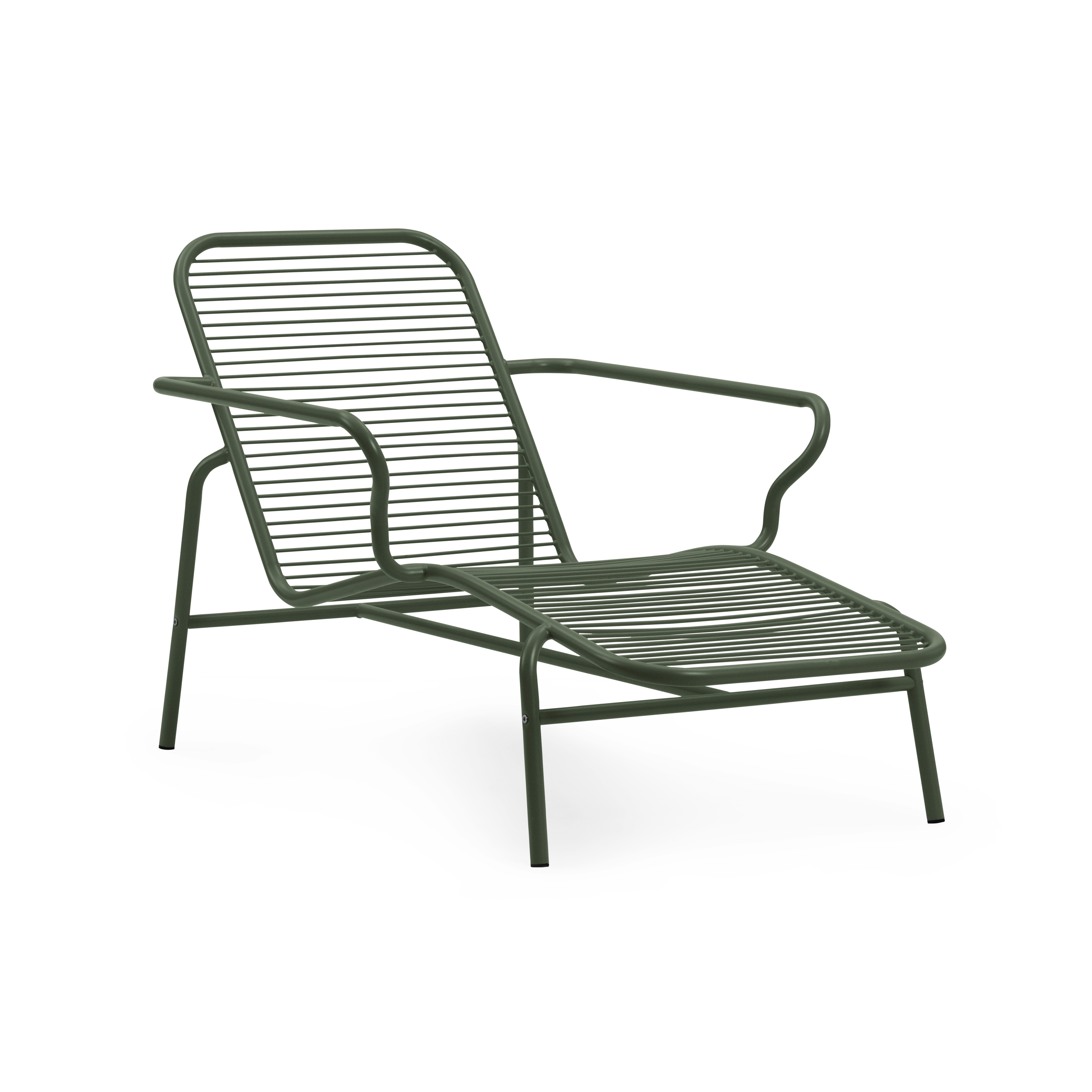 Display product Vig Chaise Longue Dark Green from manufacturer Normann Copenhagen