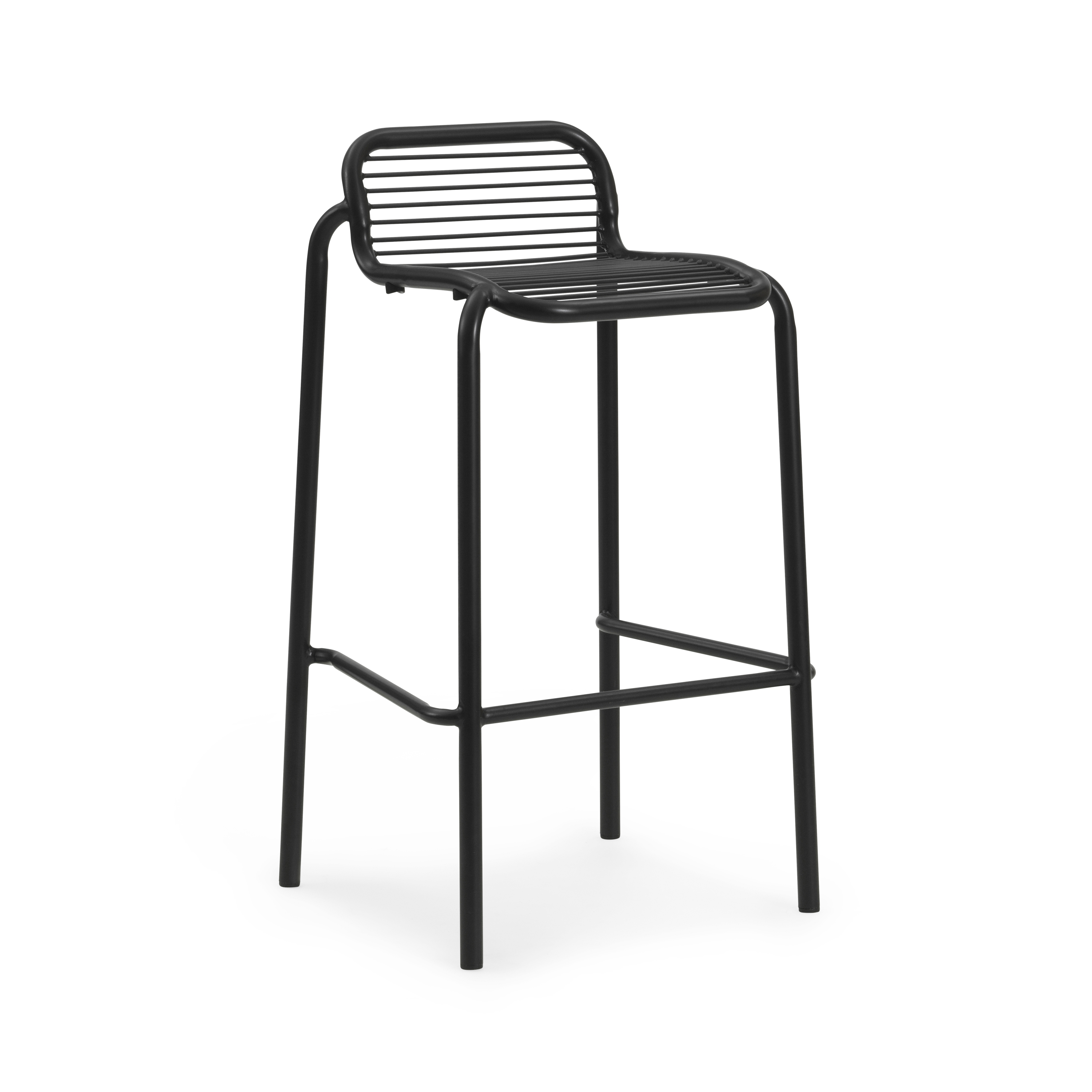 Display product Vig Barstool 75 cm Black from manufacturer Normann Copenhagen