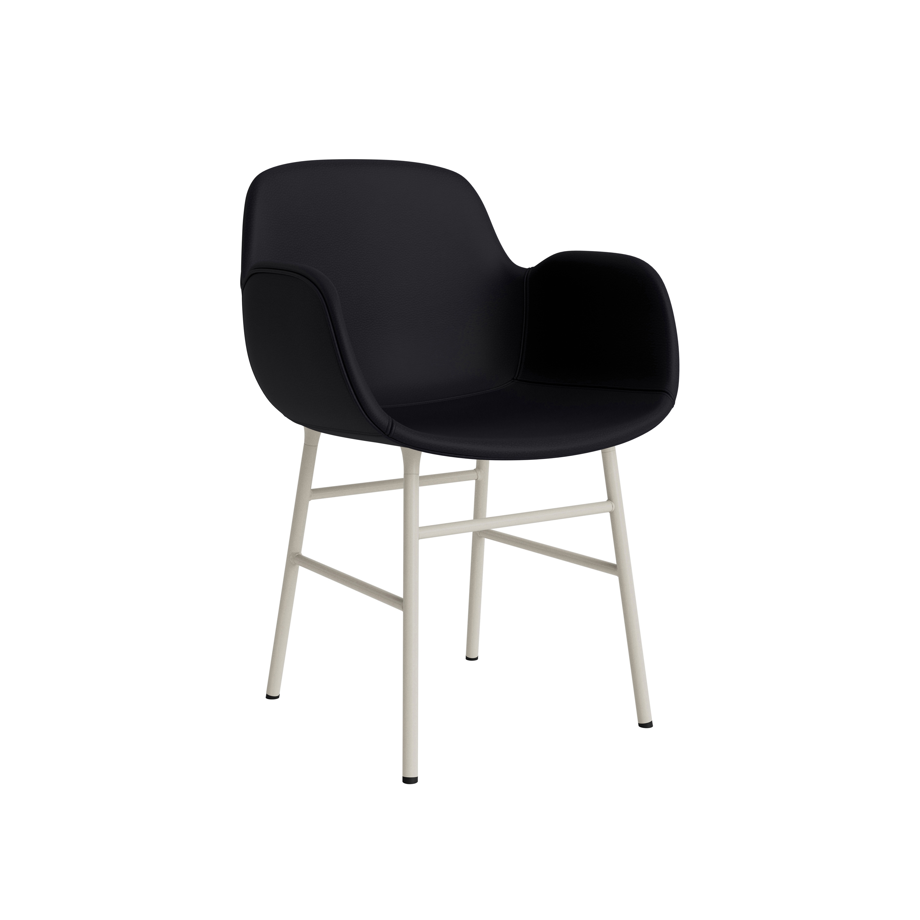 Display product Form Armchair Full Upholstery Steel Light Grey Ultra 41599 from manufacturer Normann Copenhagen