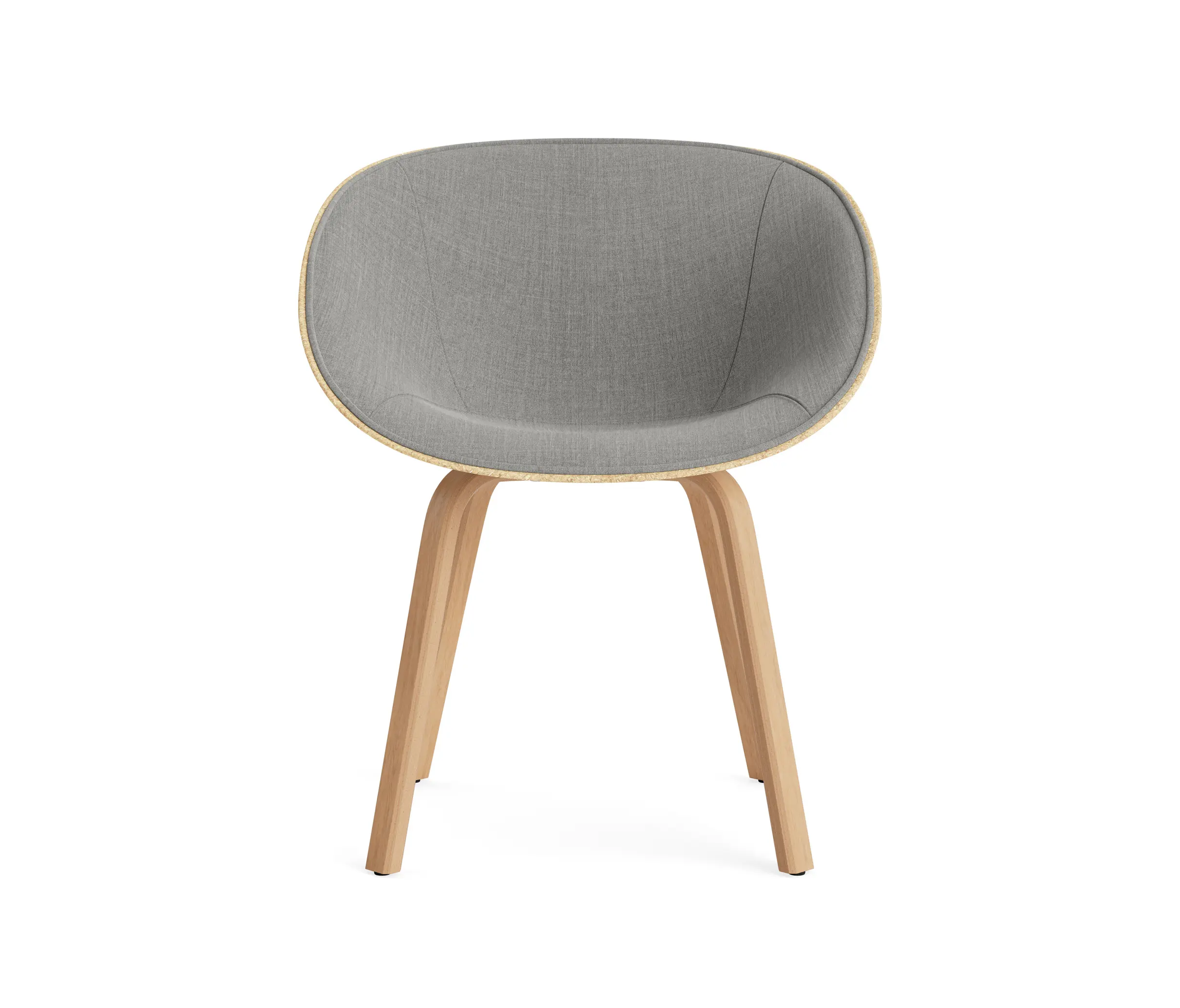 Normann Copenhagen - Mat Lehnstuhl Frontpolster Hanffasern Buchenholz