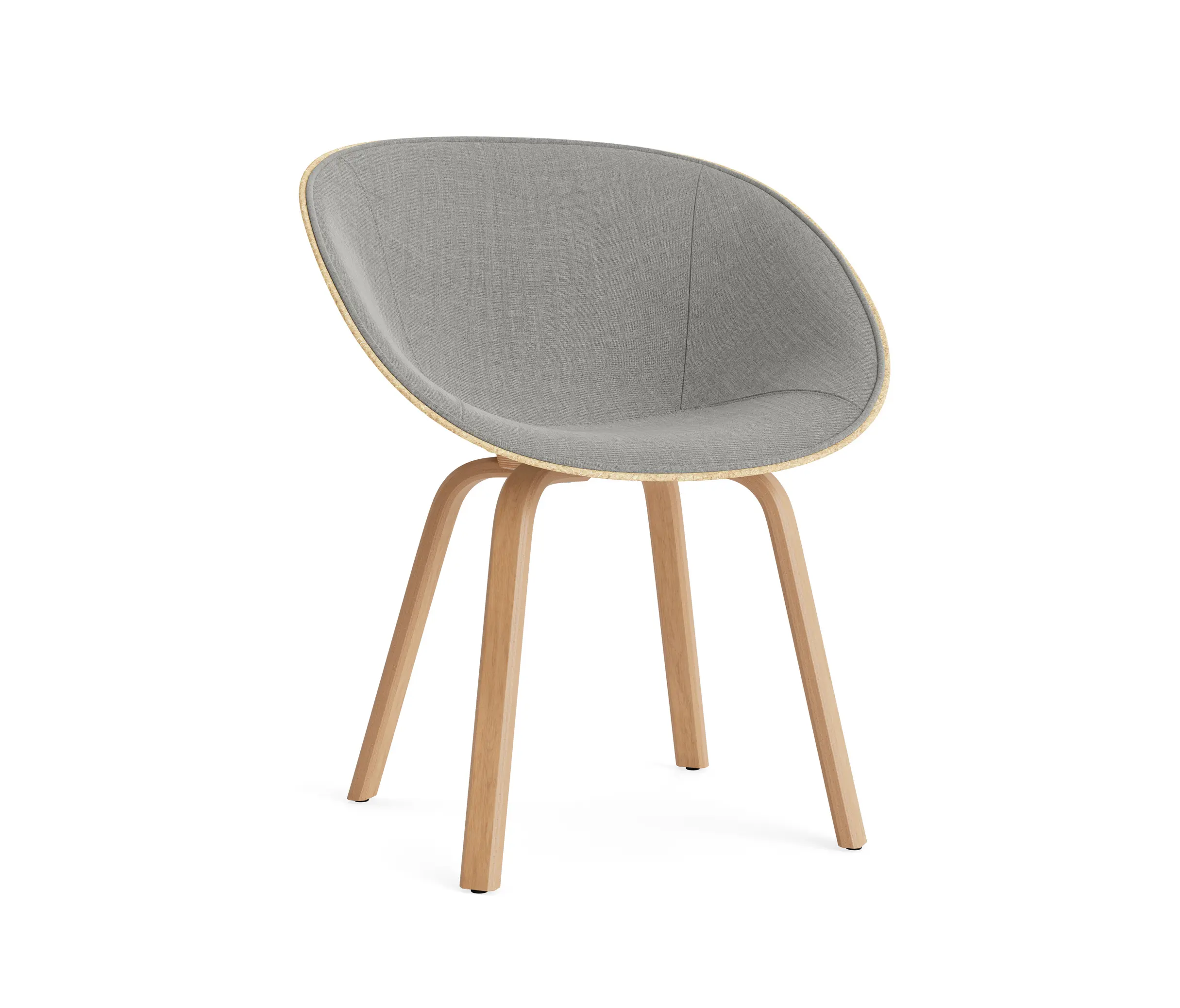 Normann Copenhagen - Mat Lehnstuhl Frontpolster Hanffasern Buchenholz