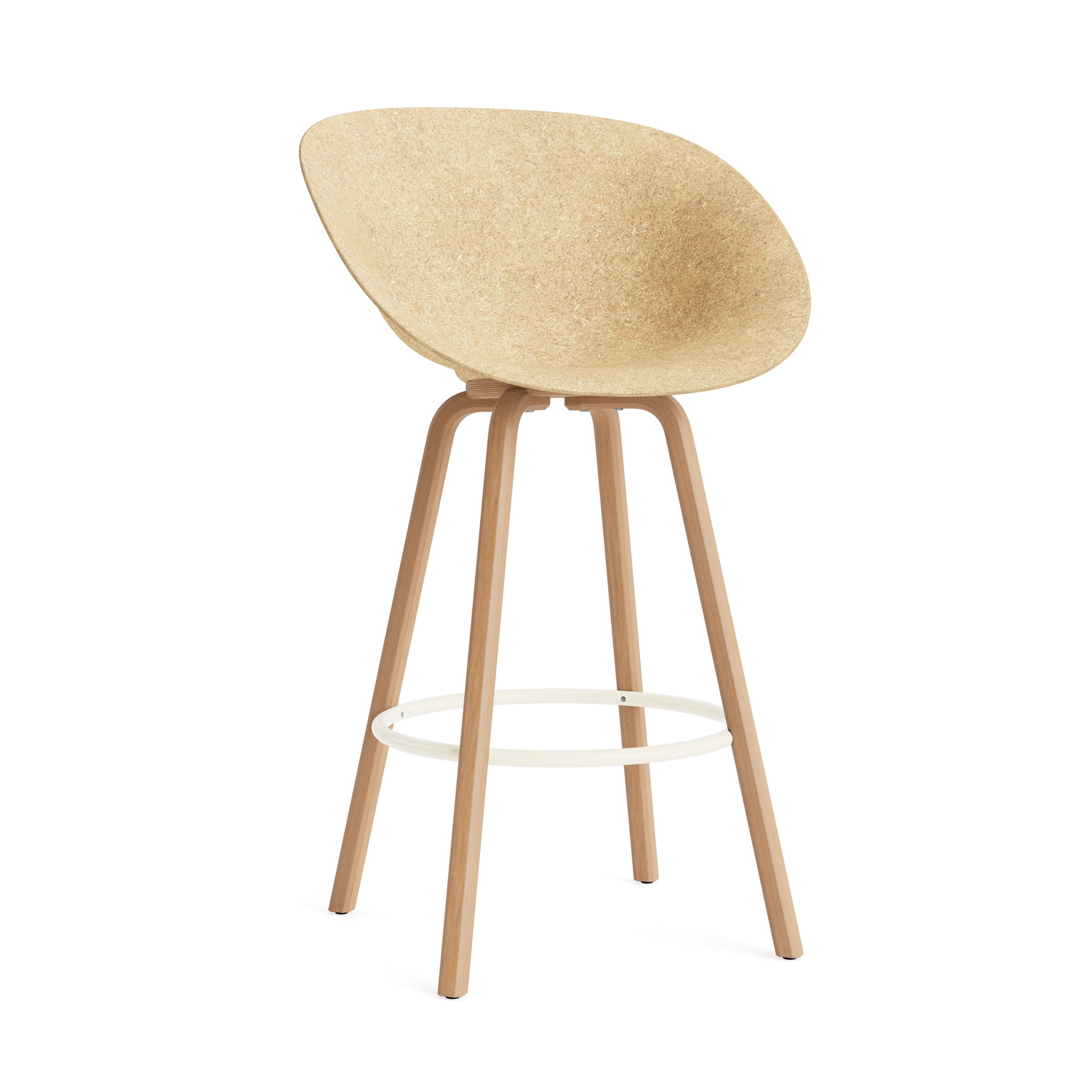 Display product Mat Bar Armchair 75 cm Beech/Cream Hemp from manufacturer Normann Copenhagen