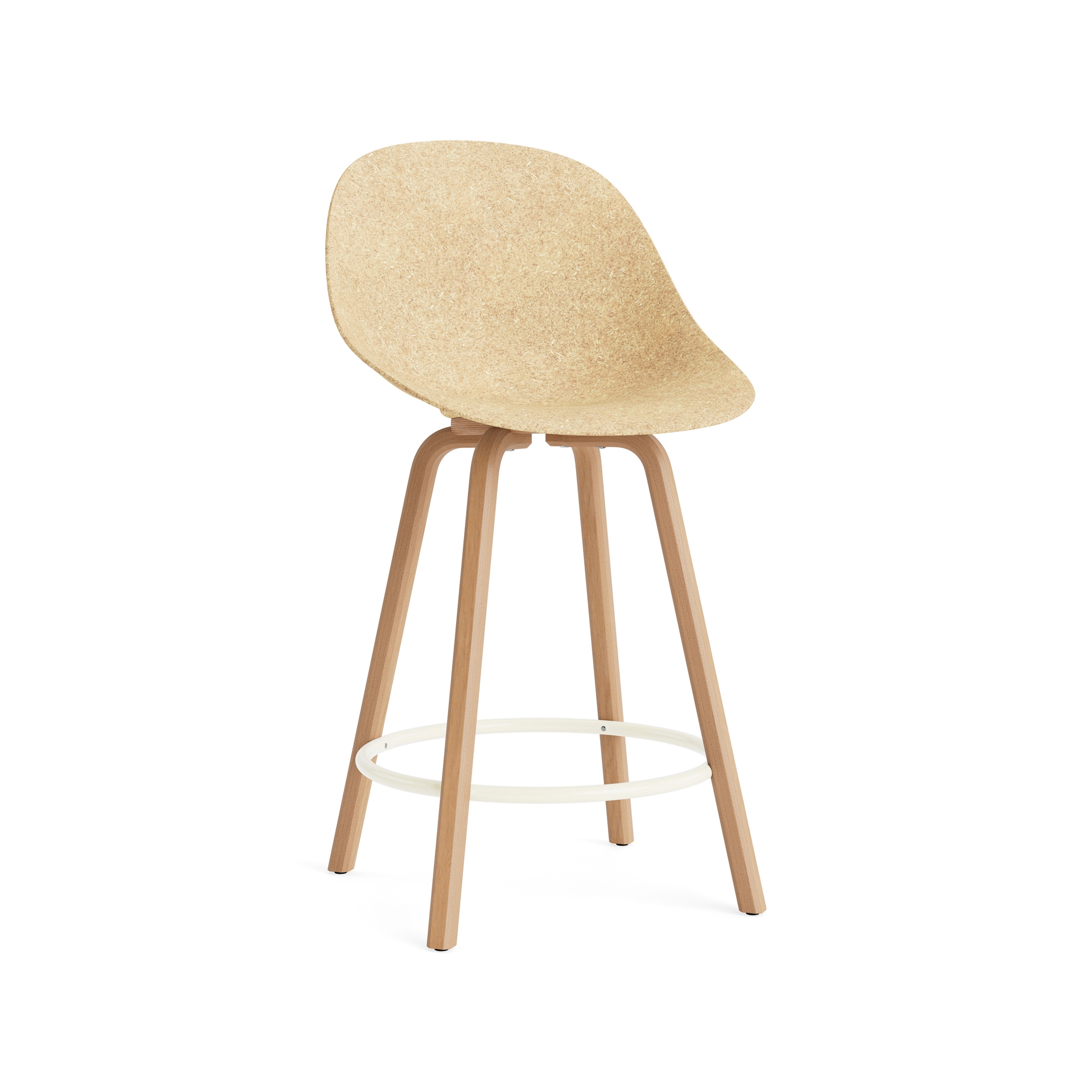 Produkt Mat Barstuhl 65 cm Buchenholz/creme Hanffasern des Herstellers Normann Copenhagen anzeigen