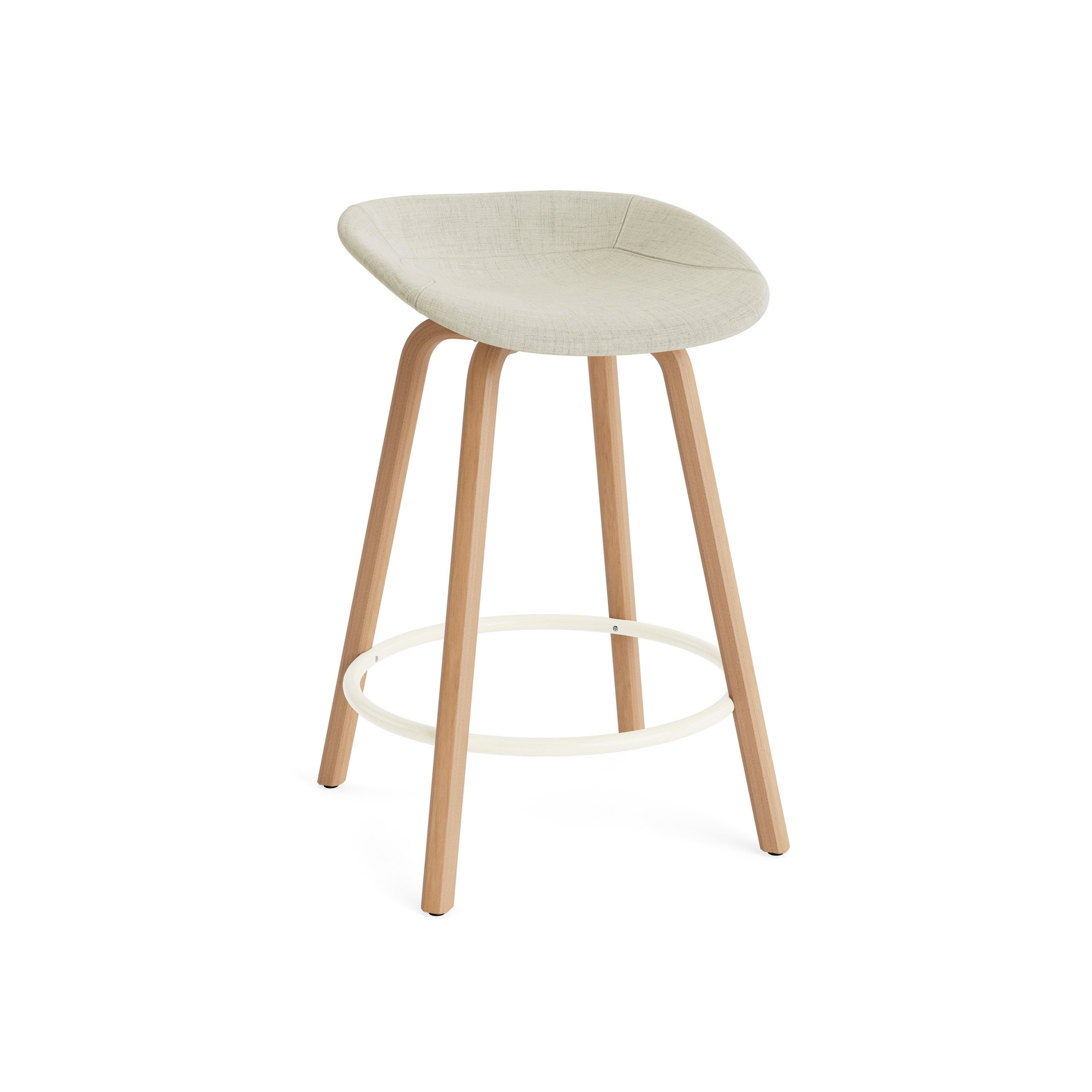 Mostra il prodotto Mat Barstool 65 cm Full Upholstery Beech/Cream del produttore Normann Copenhagen
