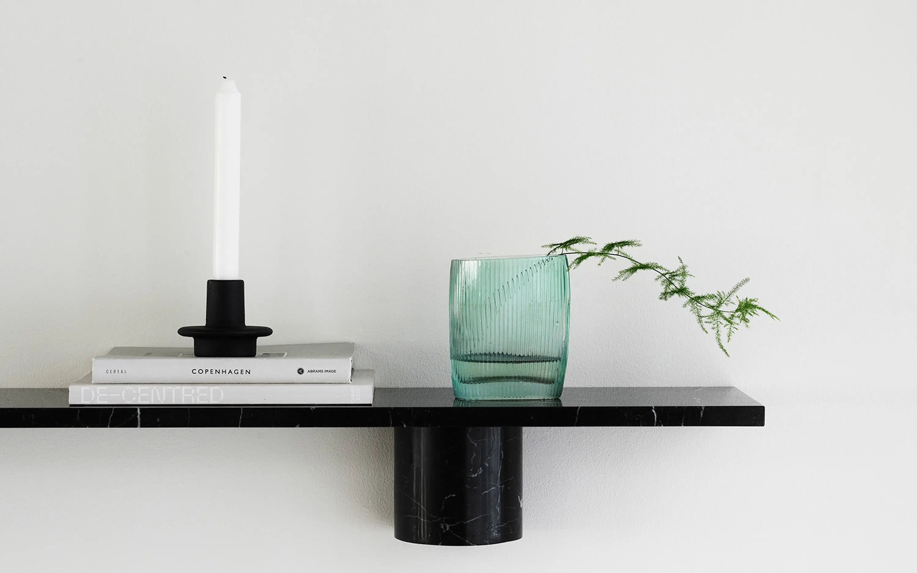 Normann Copenhagen - Sten Shelf 120 cm - Black Marble