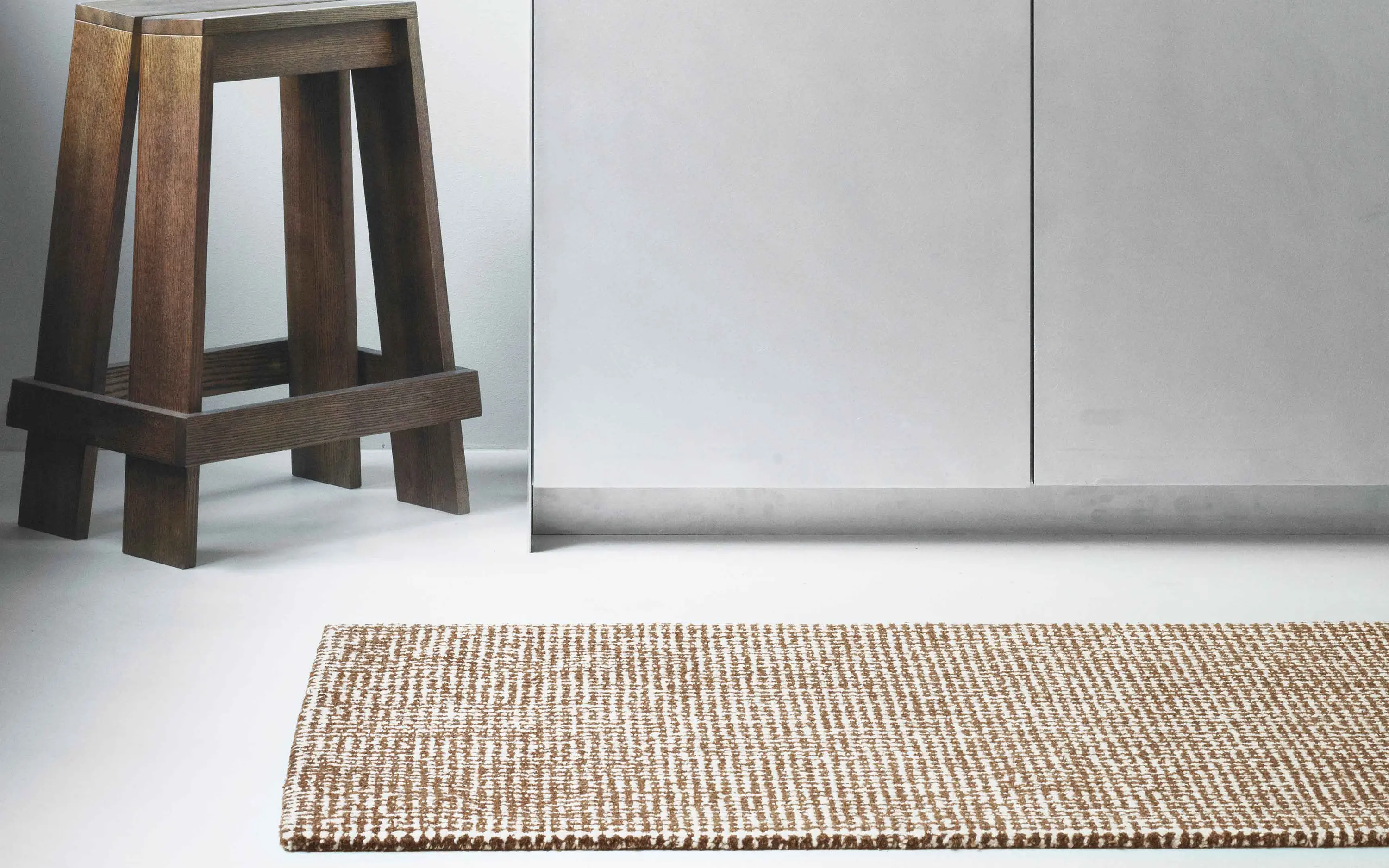 Normann Copenhagen - Flick Rug 170x240 cm - Off White/Brown