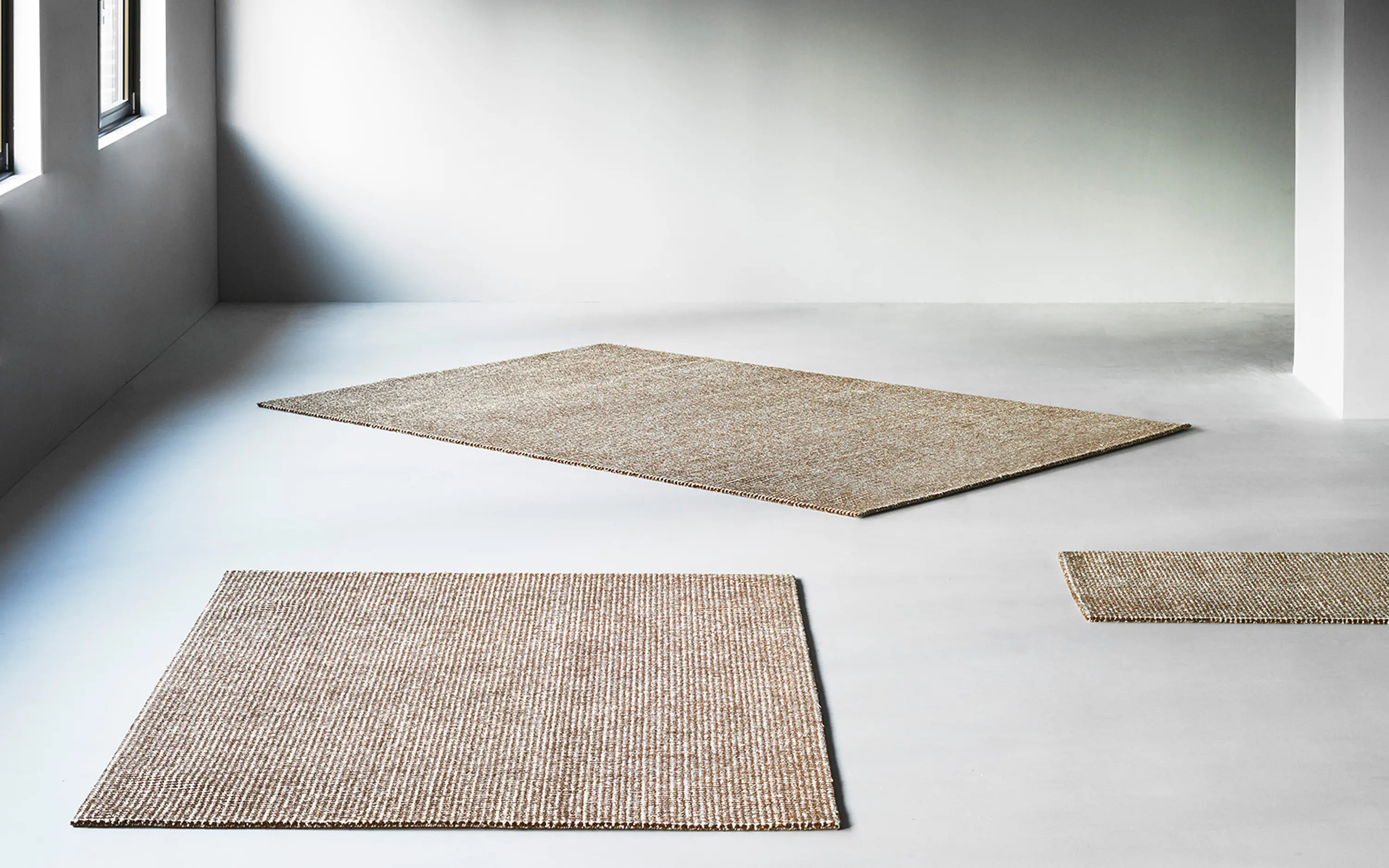 Normann Copenhagen - Flick Rug 200x300 cm - Off White/Brown