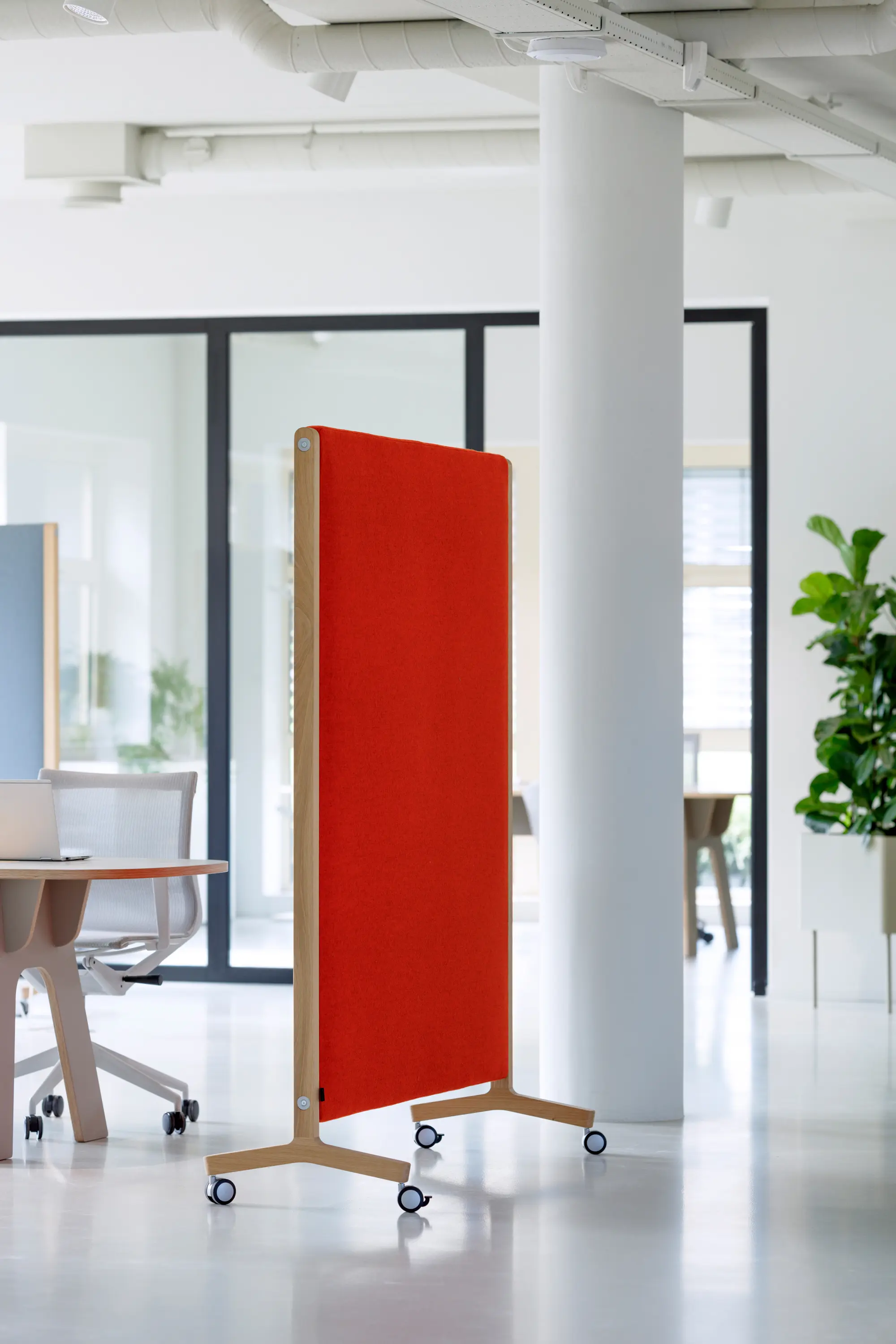 Cascando - Round20 Raumteiler akustisch Alu