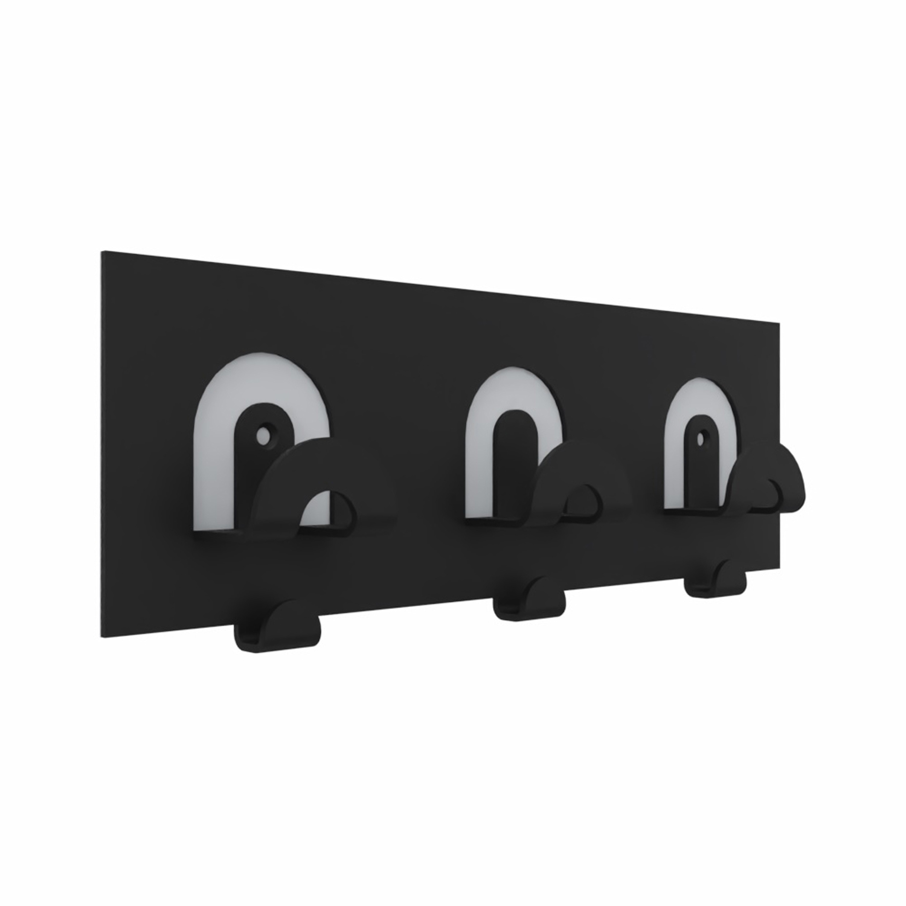 Vertoon produk Flow Coat Hooks 3 hooks van vervaardiger Cascando