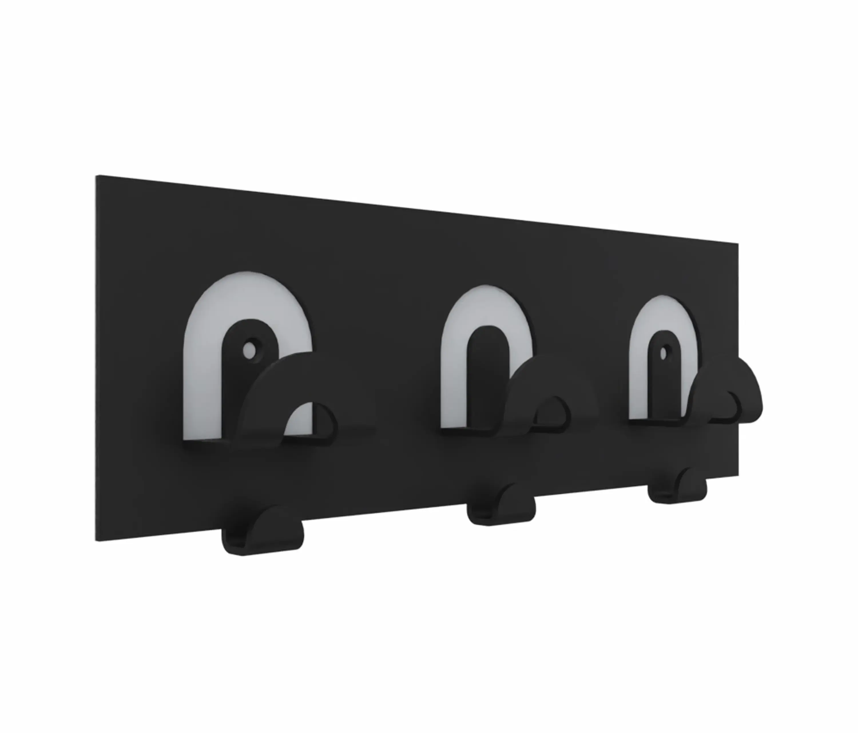 Cascando - Flow Wandgarderobe.3 Haken