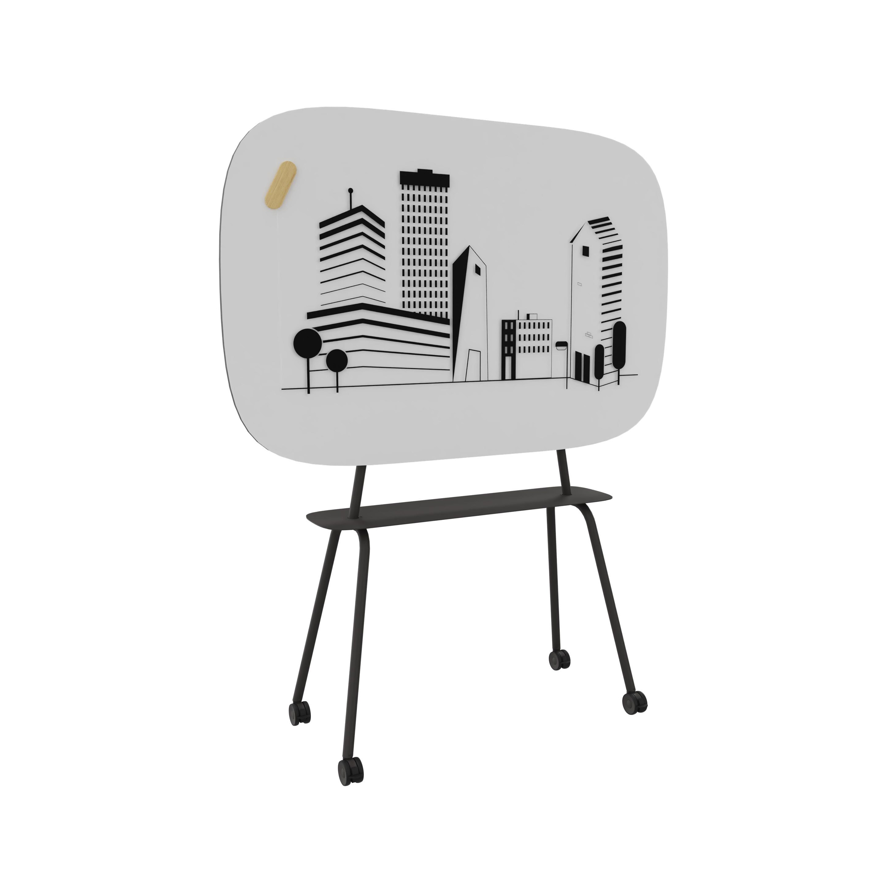 Display product Pully Whiteboard - Landscape from manufacturer Cascando