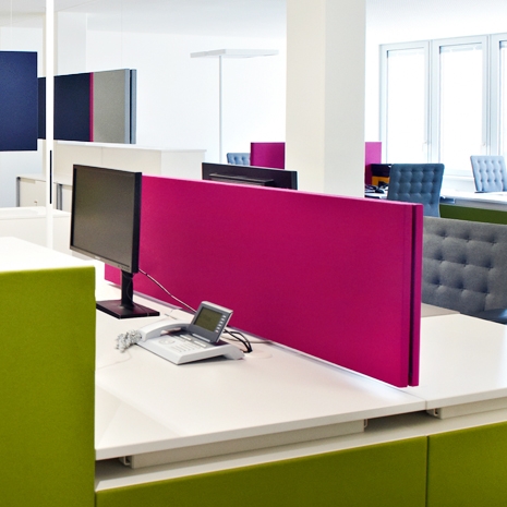 Display product ACOUSTIC ROOM DIVIDER | Effective desktop solutions from manufacturer Création Baumann