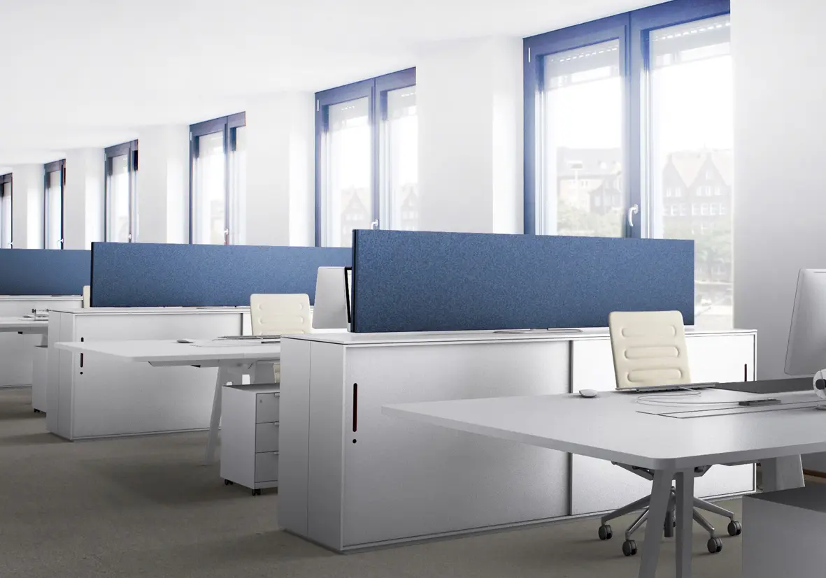 Création Baumann - ACOUSTIC ROOM DIVIDER | Effective desktop solutions