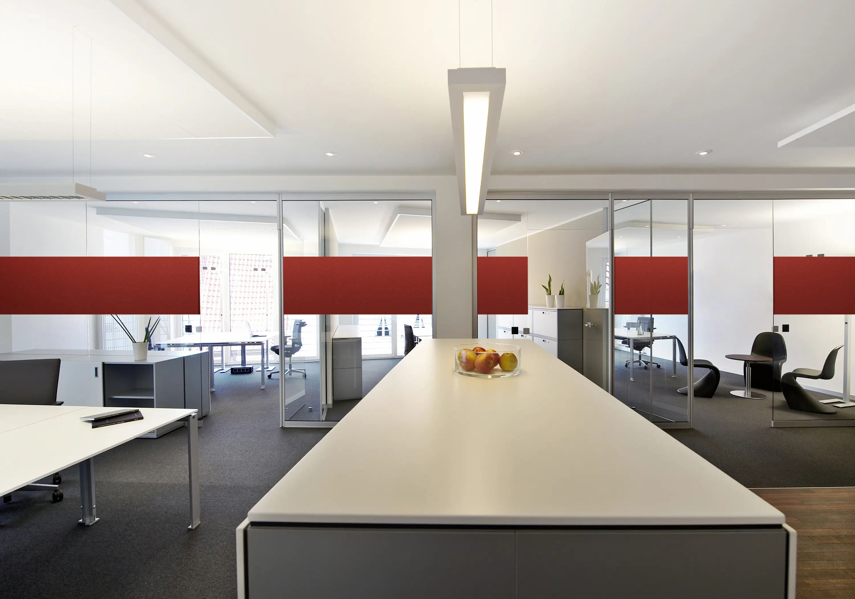 Création Baumann - acousticpearls - off - WALL COVER Glass wall