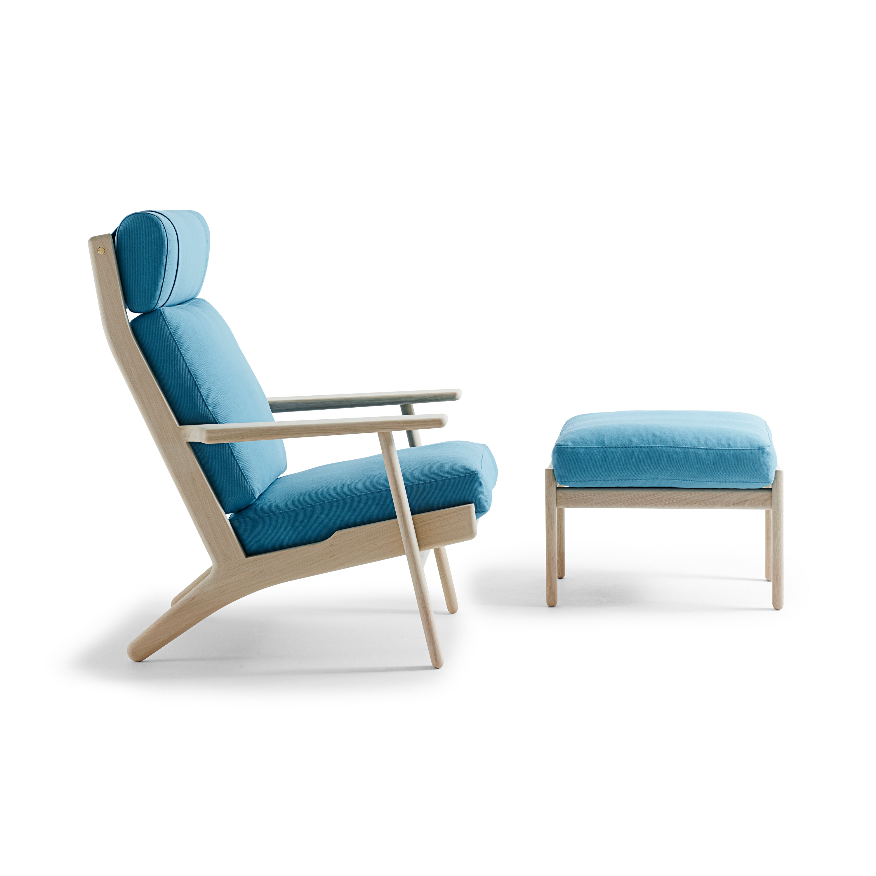 Mostra il prodotto GE 290A High Back Easy Chair with footstool del produttore Getama Danmark