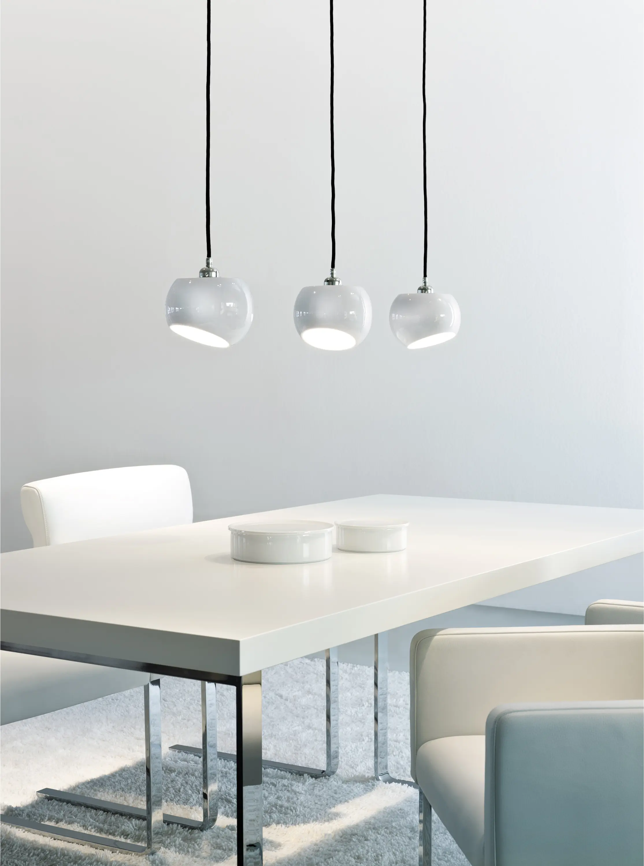 Licht im Raum - White Moons 3
