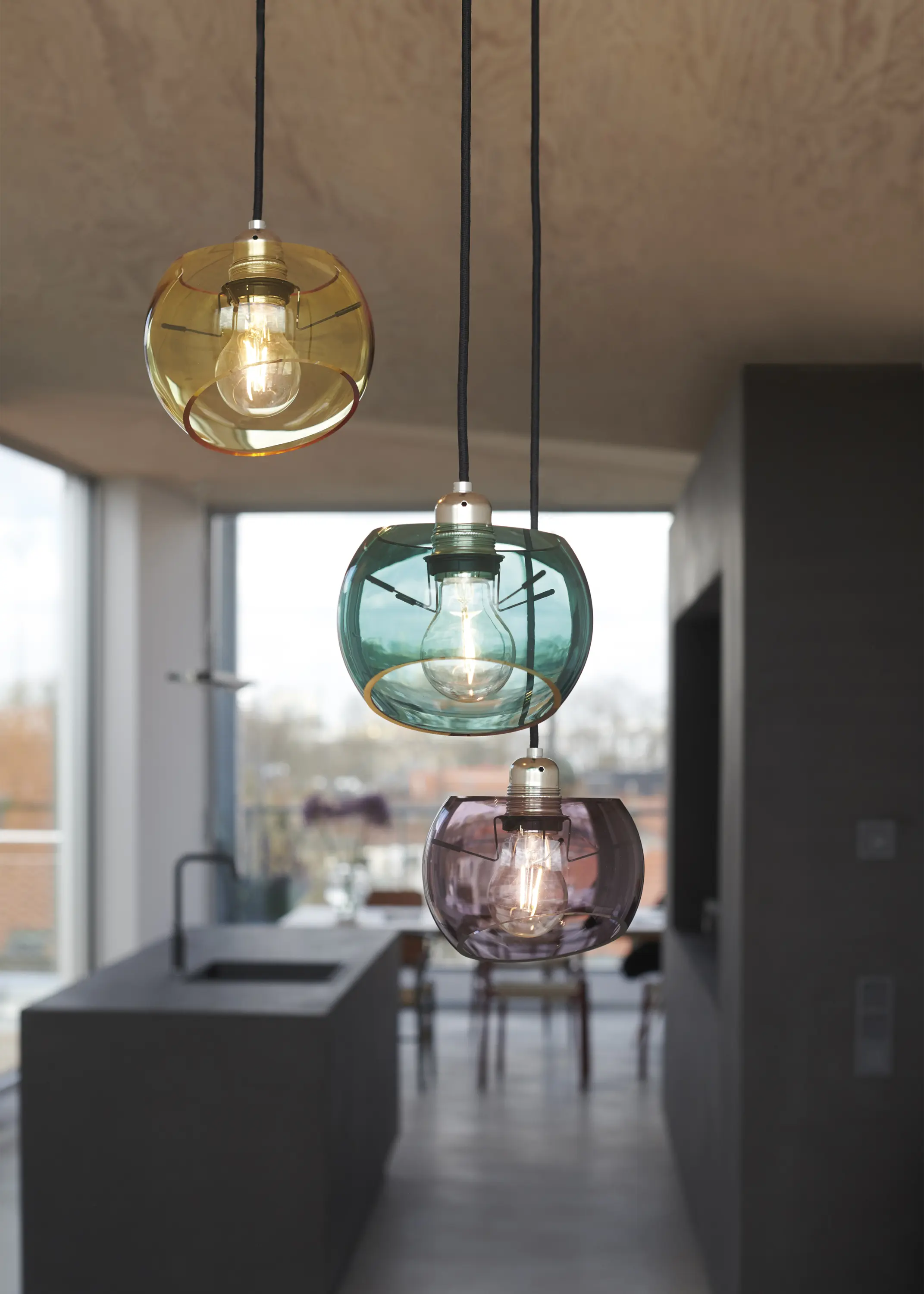 Licht im Raum - Glass Moons 3