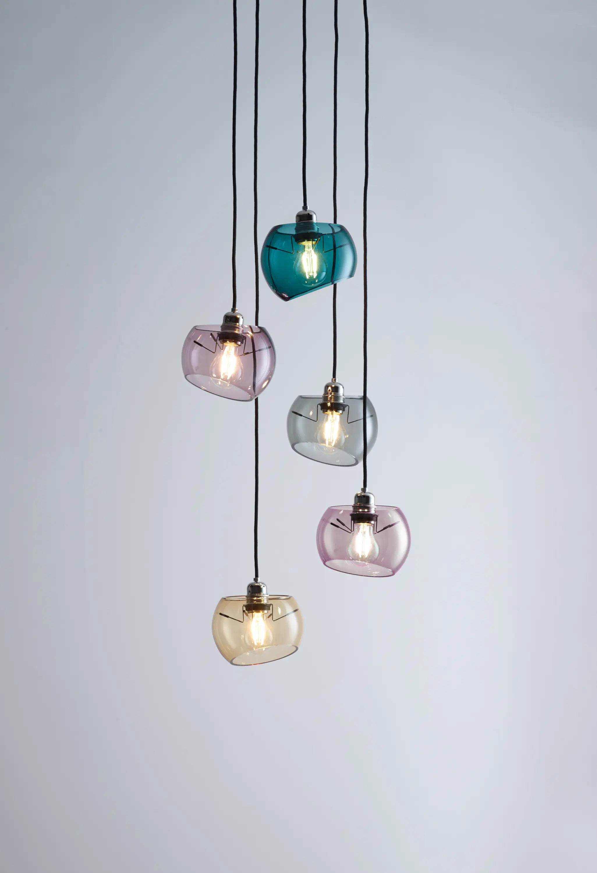 Licht im Raum - Glass Moons 5 Spring