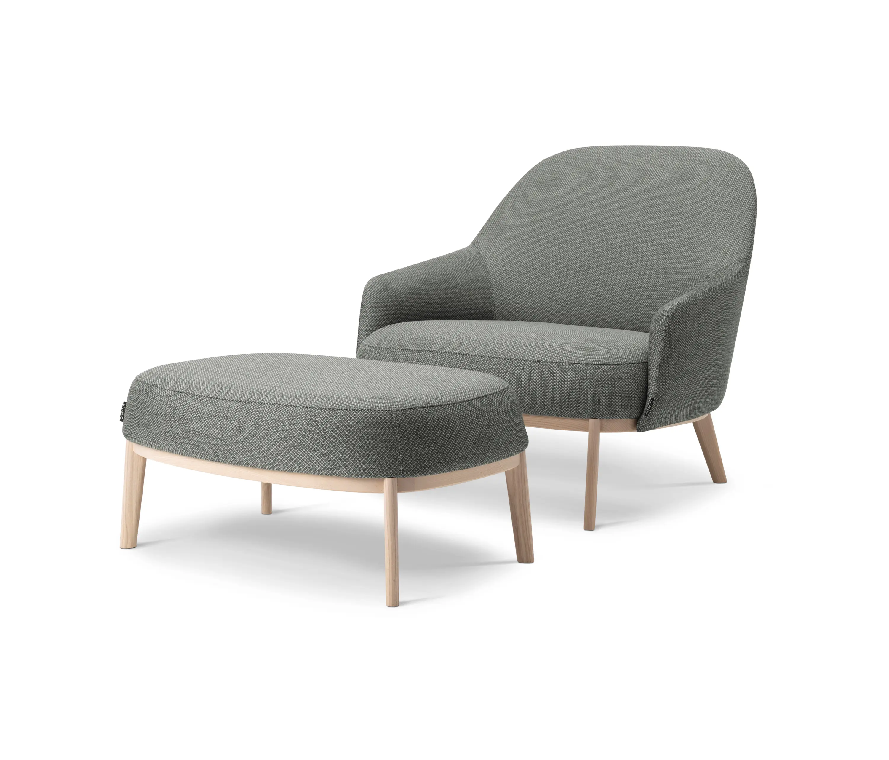 OFFECCT - Shift Wood Ottoman