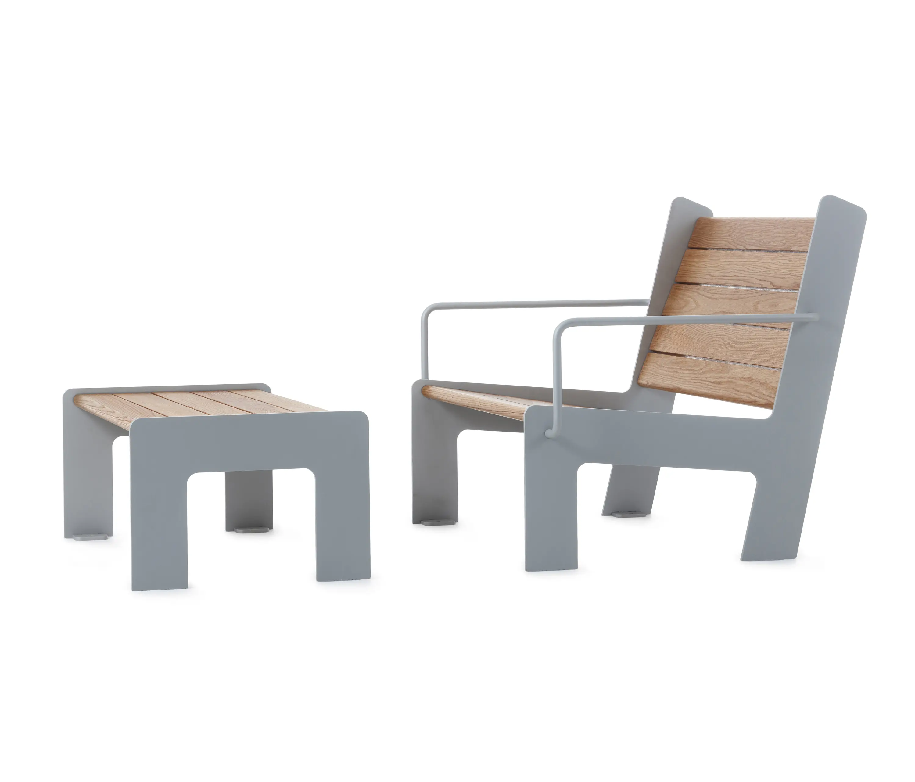 nola - LowChair with foot stool