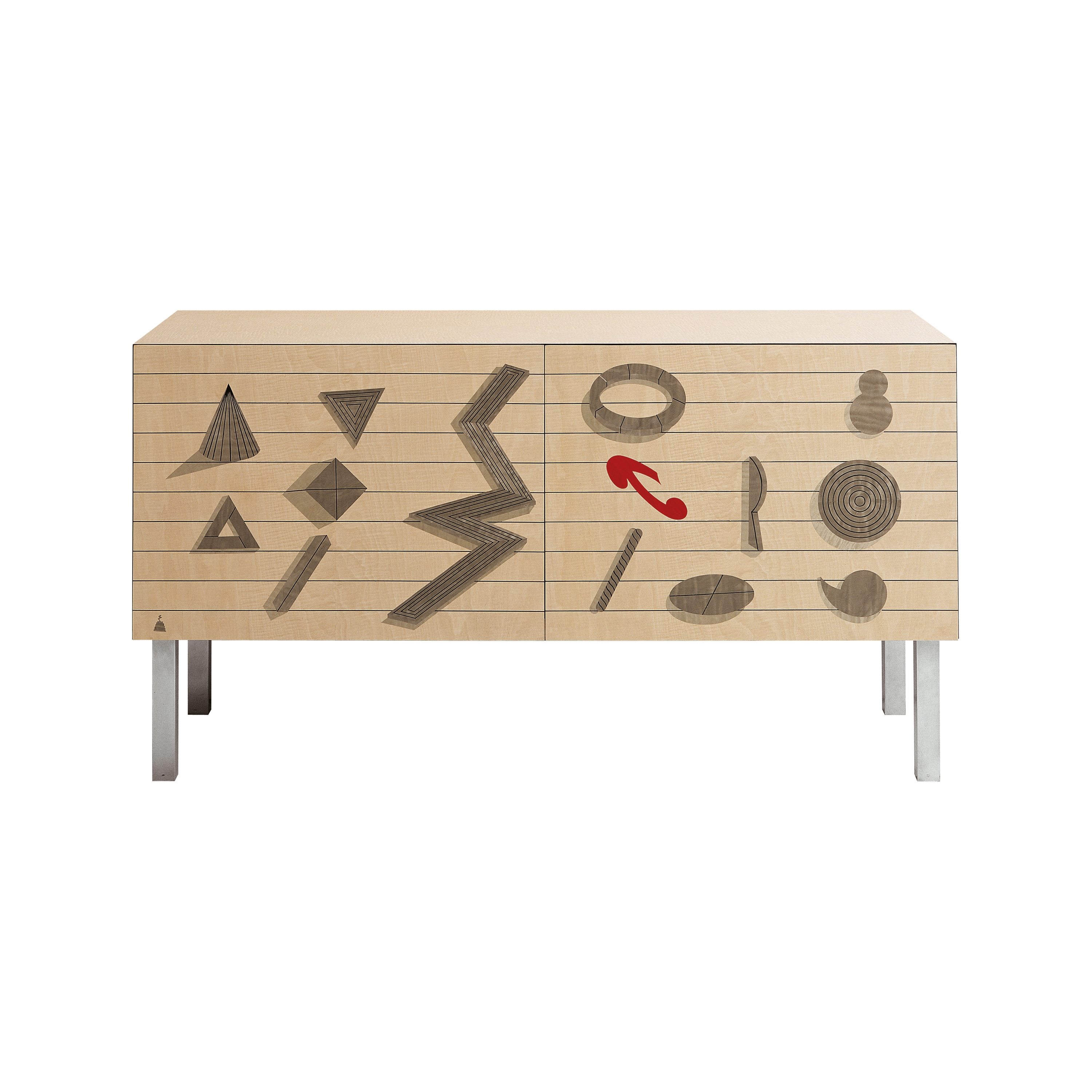 Display product Geometrie | Intarsia Sideboard from manufacturer Laurameroni
