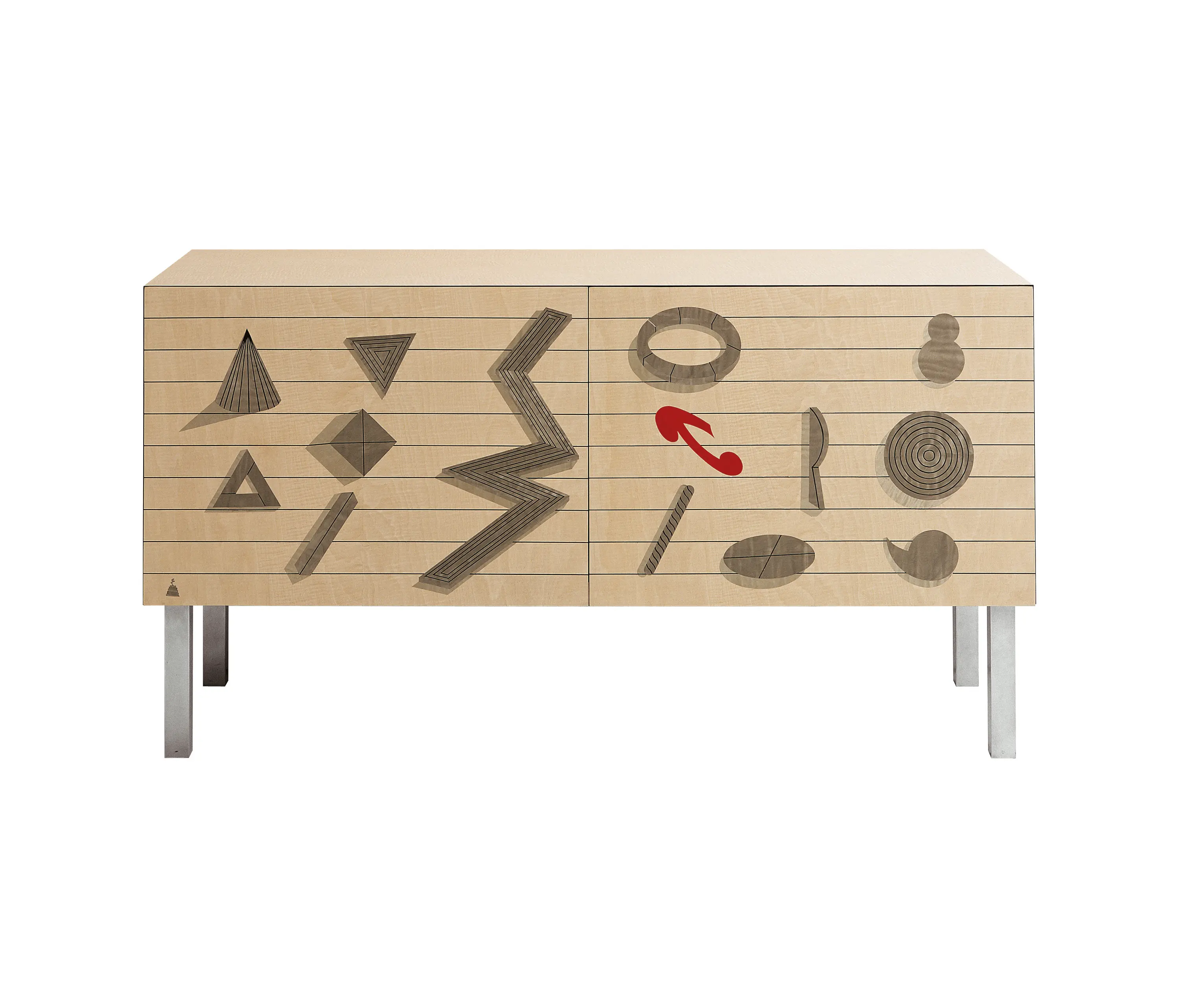 Laurameroni - Geometrie | Intarsia Kommode