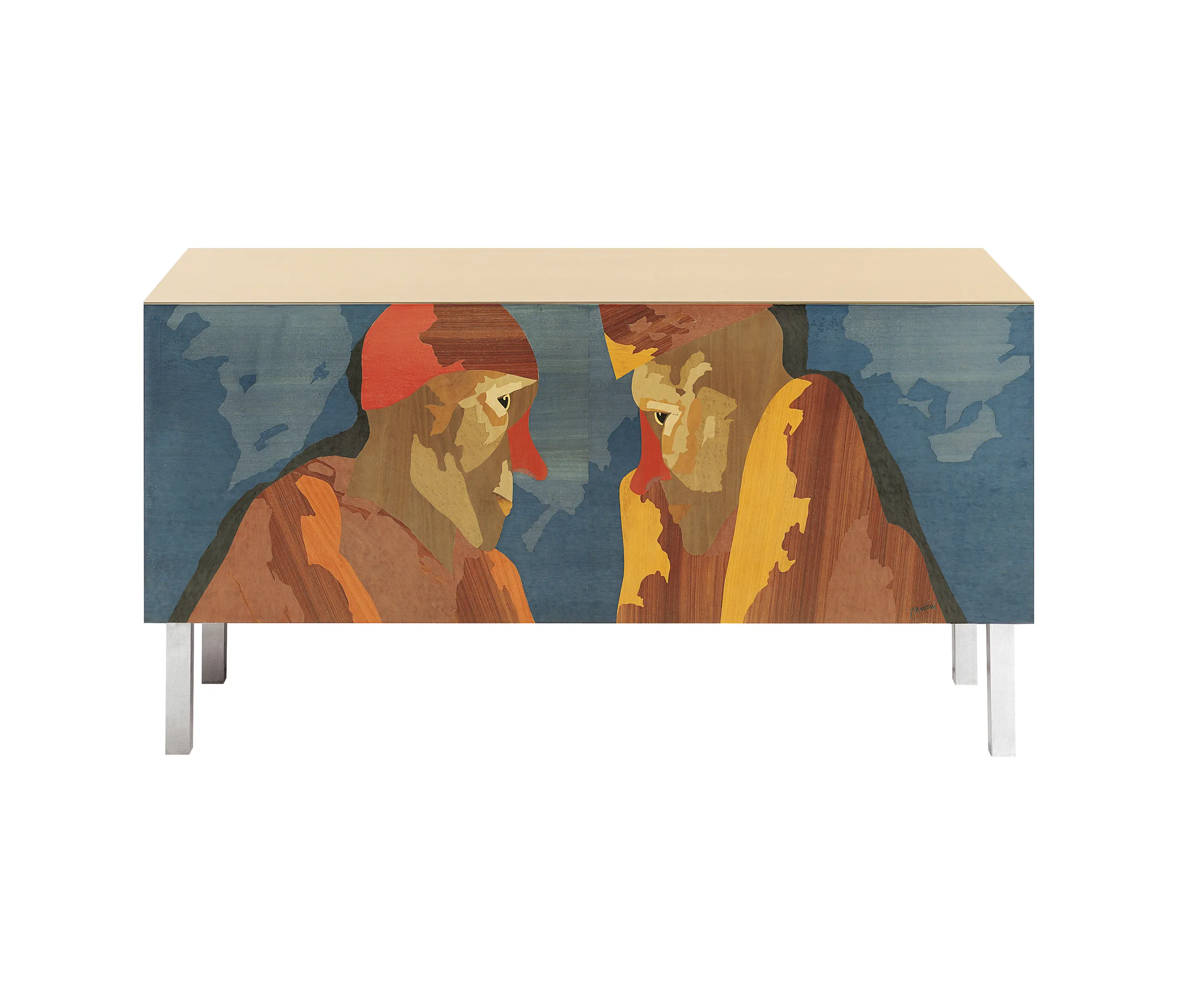 Laurameroni - E.T.1 | Intarsia Sideboard