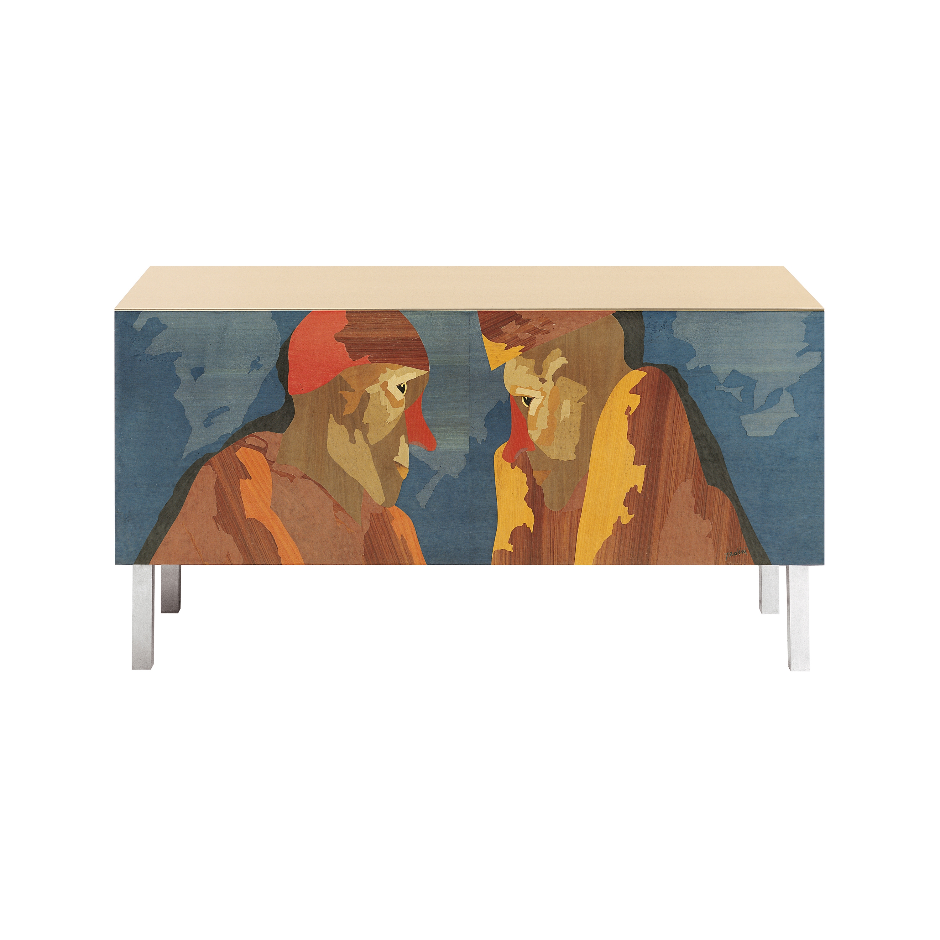 Mostrar el producto E.T.1 | Intarsia Sideboard del fabricante Laurameroni