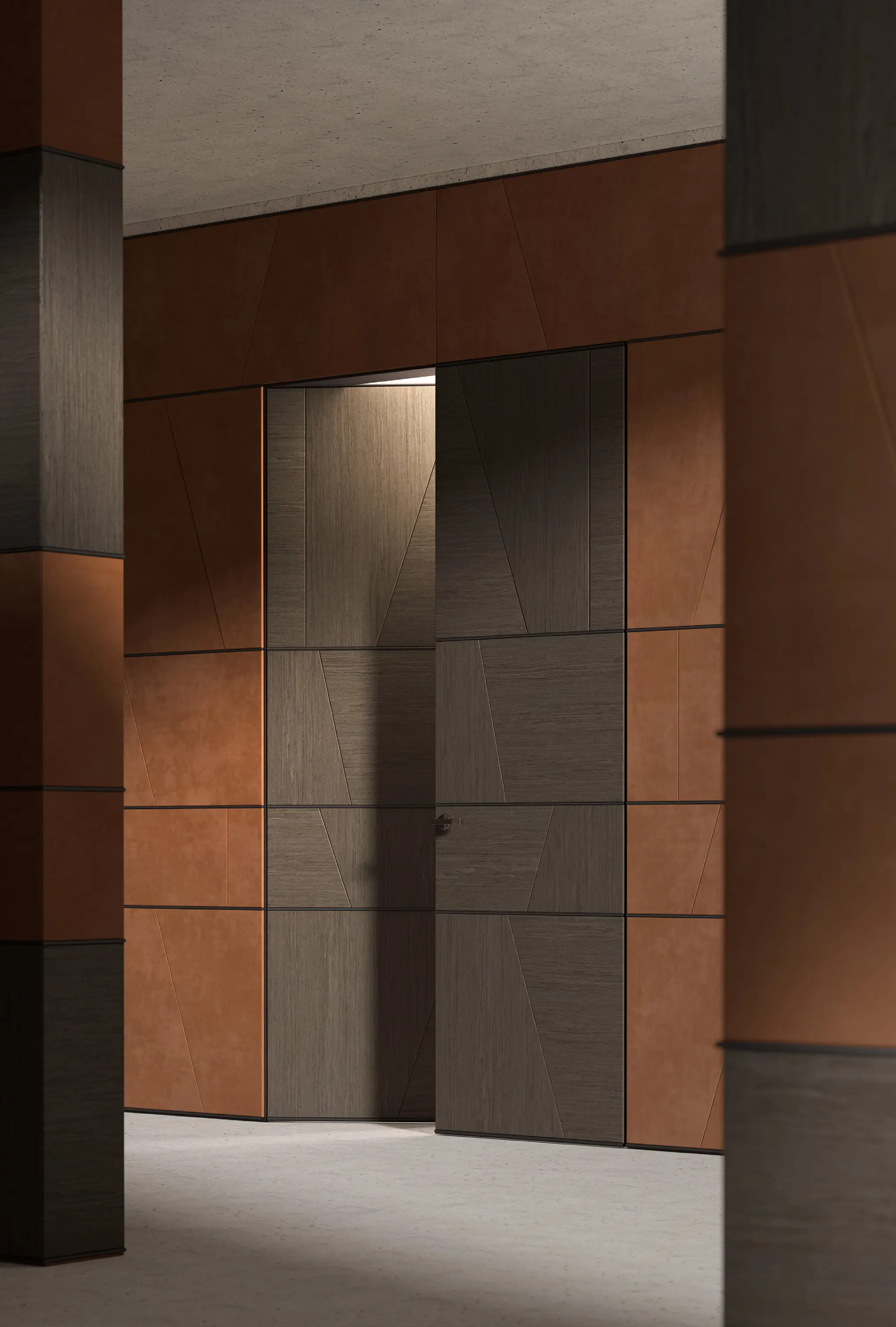 Laurameroni - Terre | Wall Panels Leather